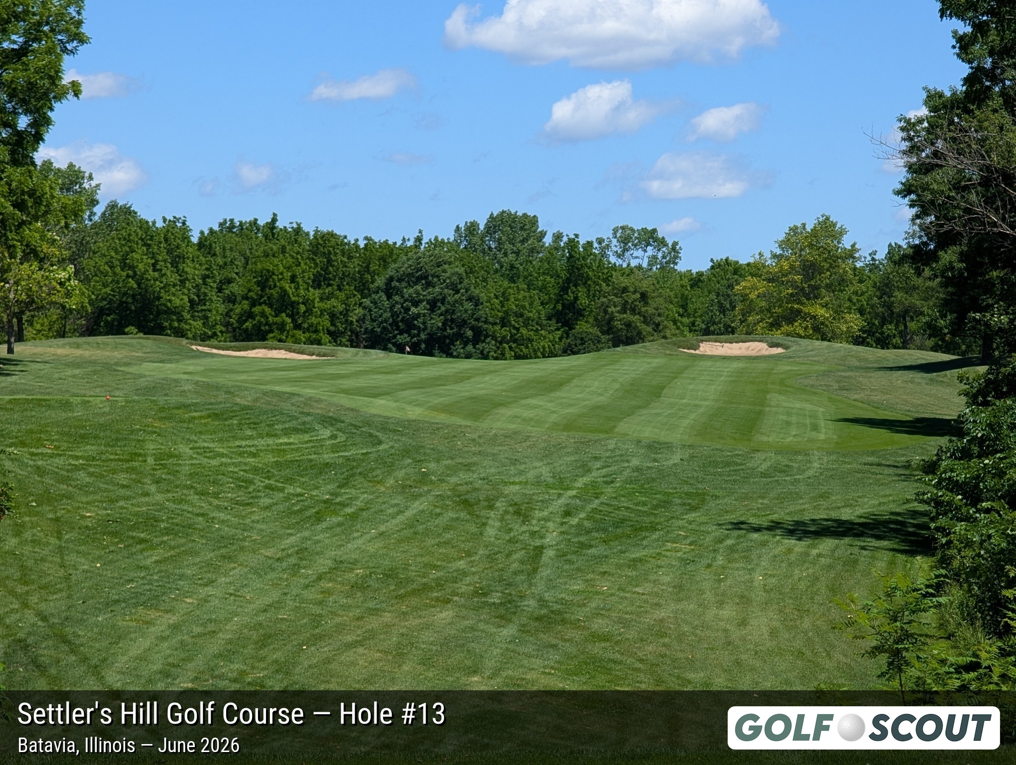 Hole 13 at Settler's Hill Golf Course