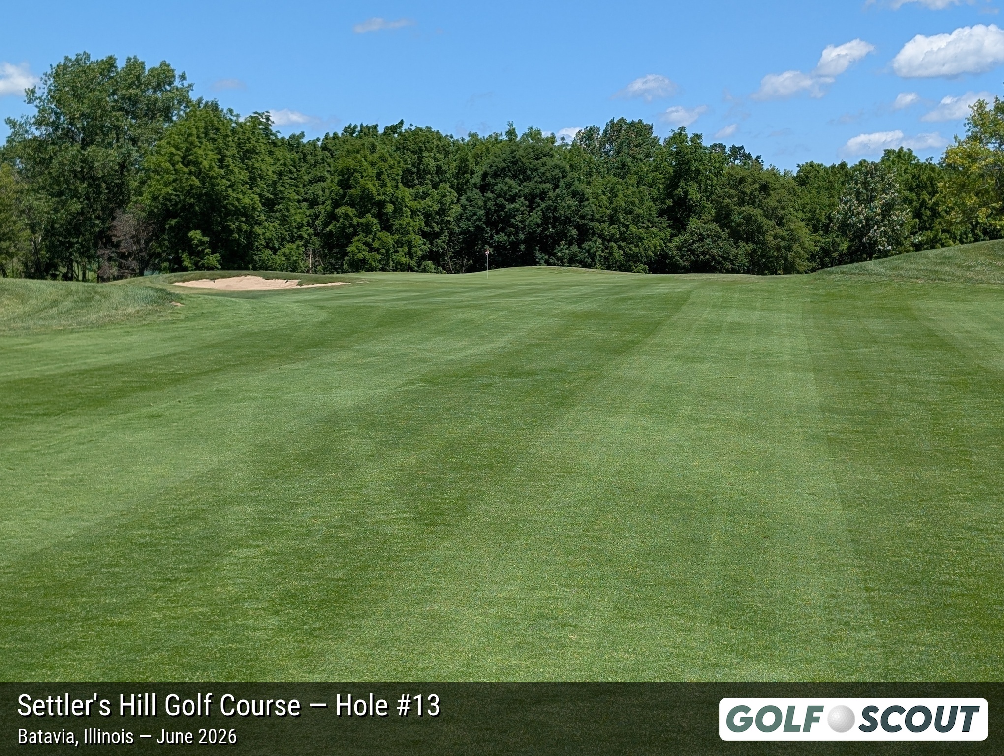 Hole 13 at Settler's Hill Golf Course