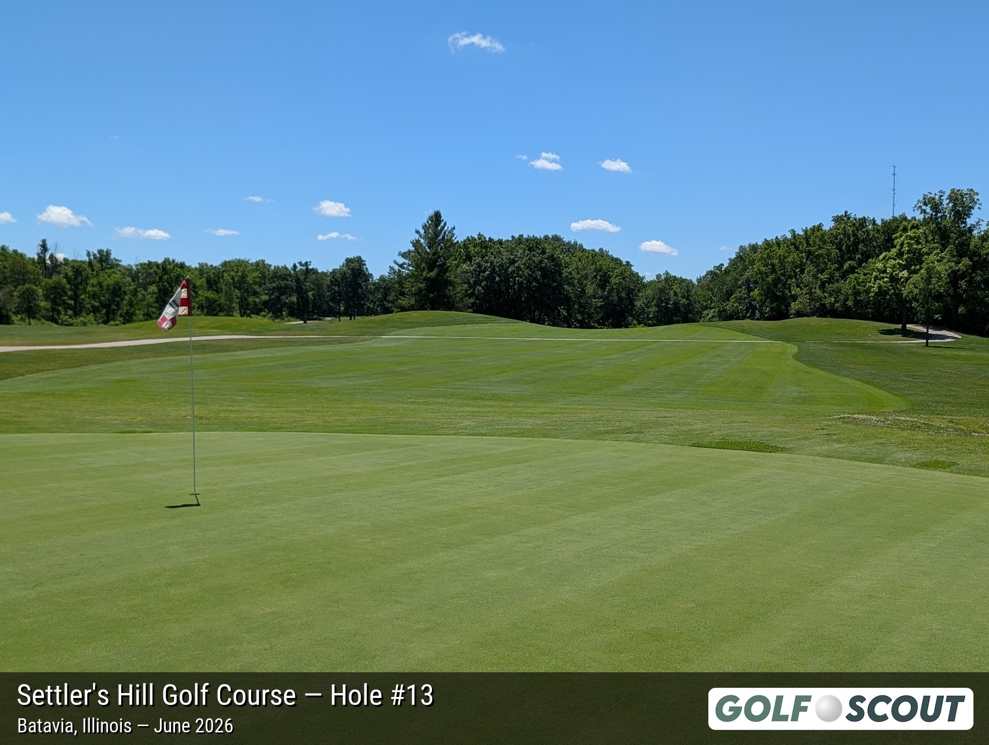 Hole 13 at Settler's Hill Golf Course