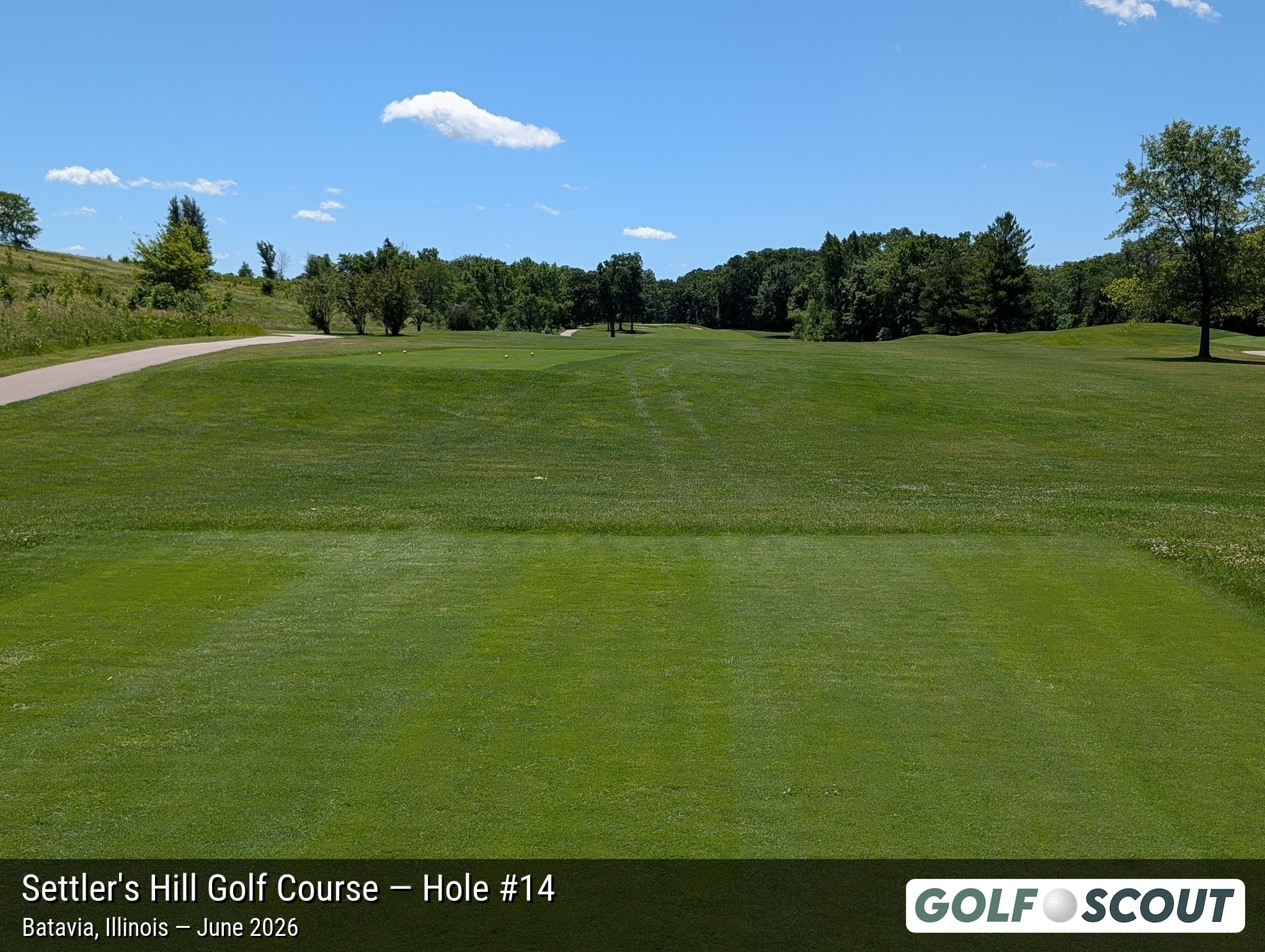 Hole 14 at Settler's Hill Golf Course