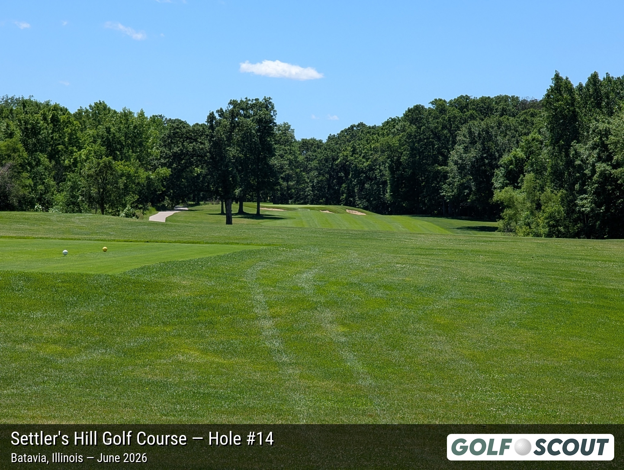 Hole 14 at Settler's Hill Golf Course