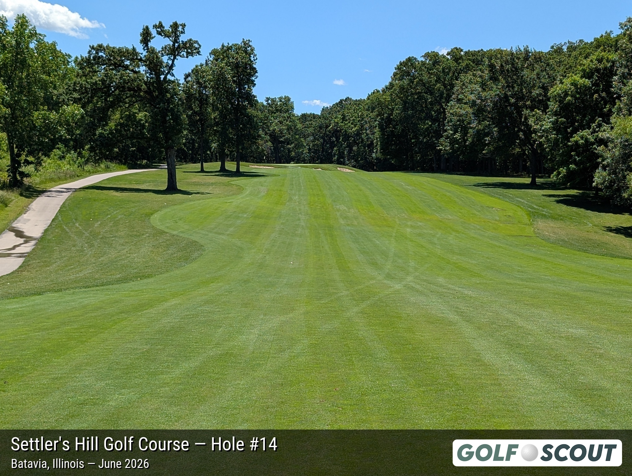 Hole 14 at Settler's Hill Golf Course