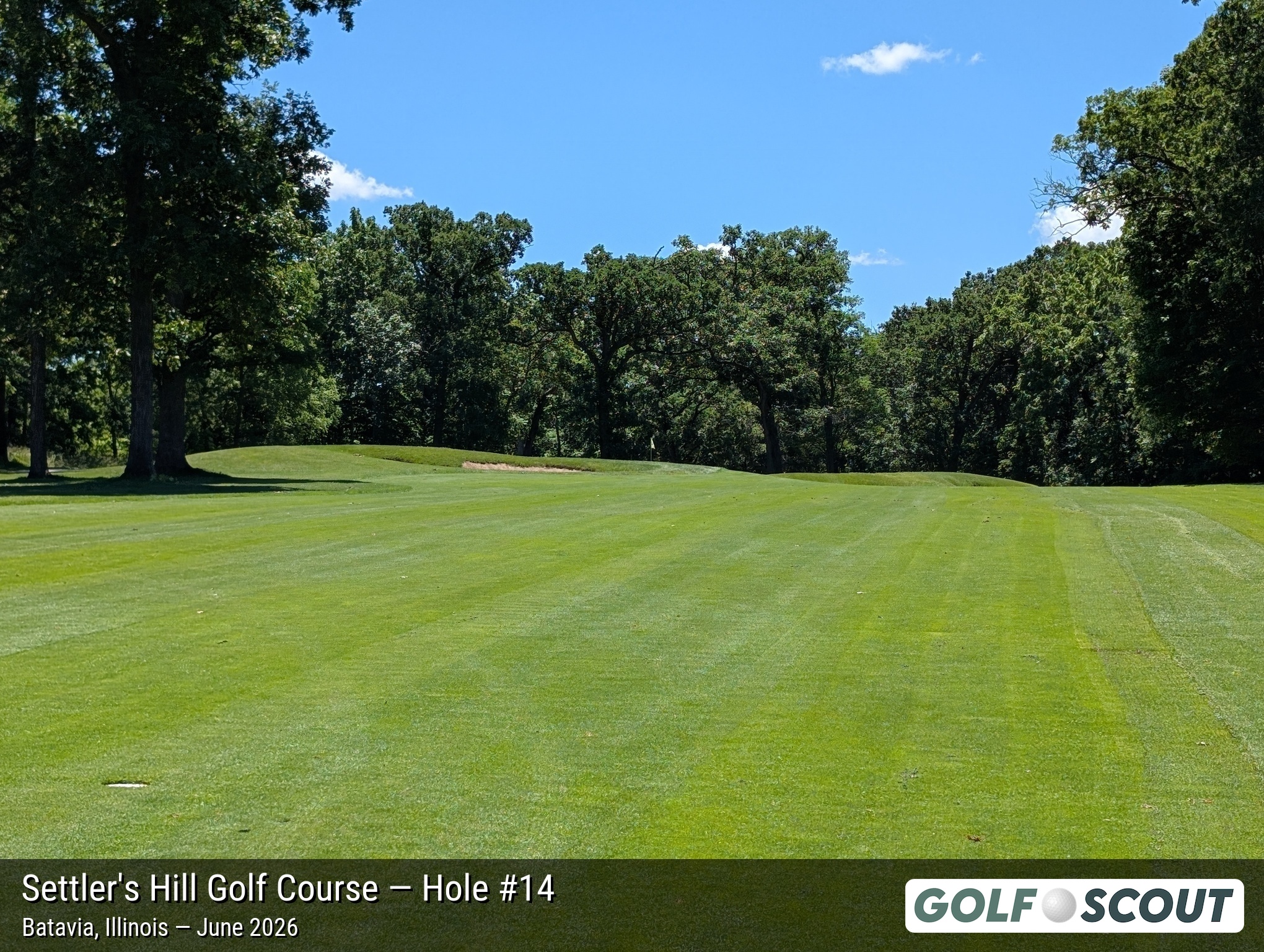 Hole 14 at Settler's Hill Golf Course