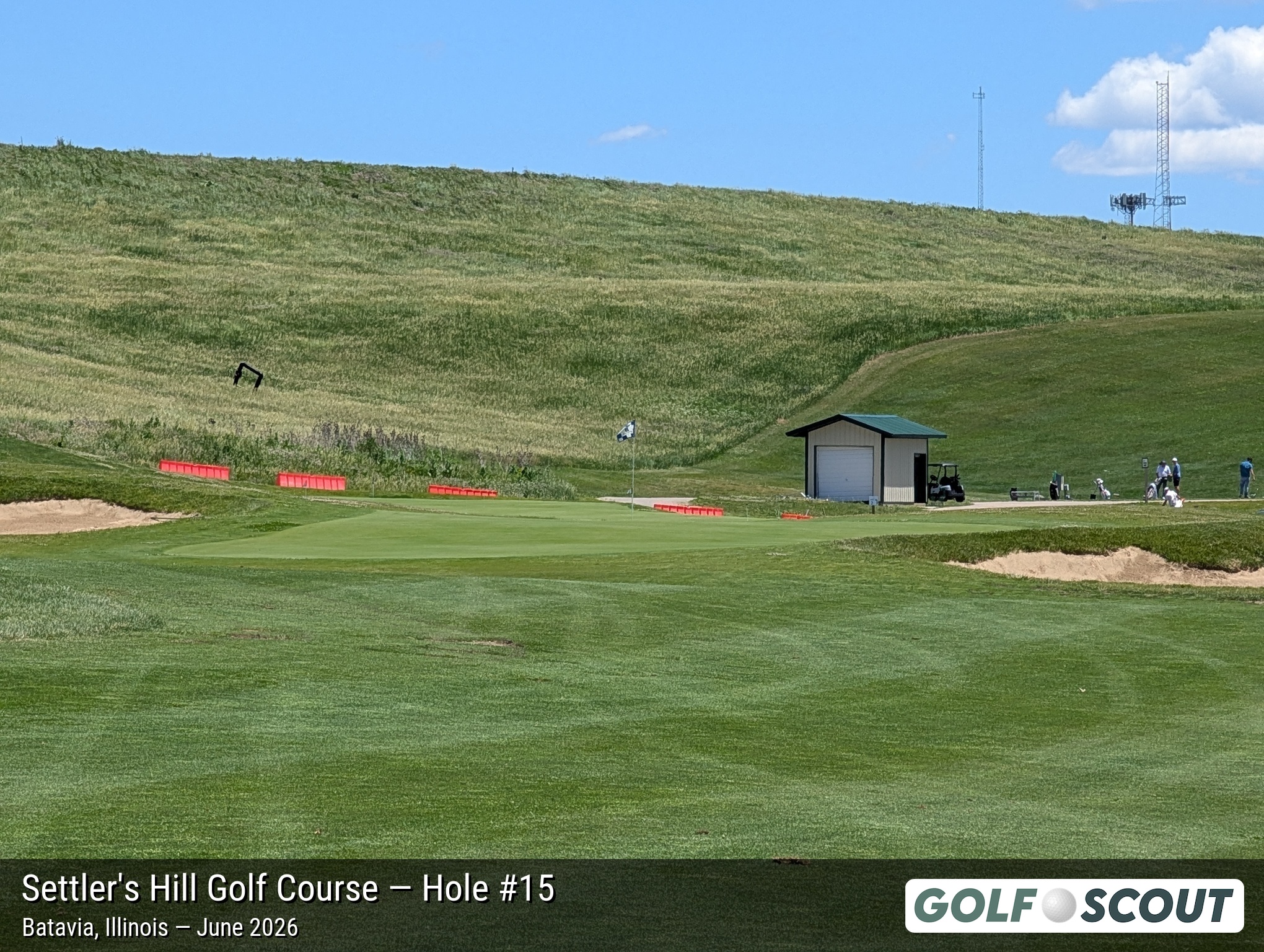 Hole 15 at Settler's Hill Golf Course
