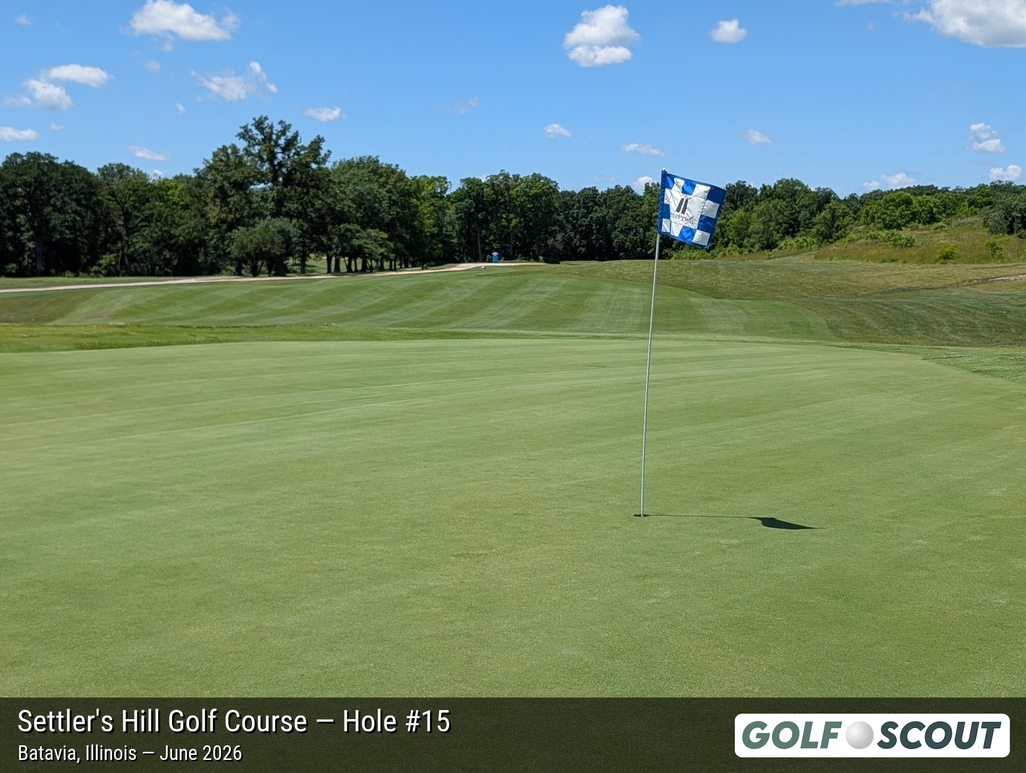 Hole 15 at Settler's Hill Golf Course