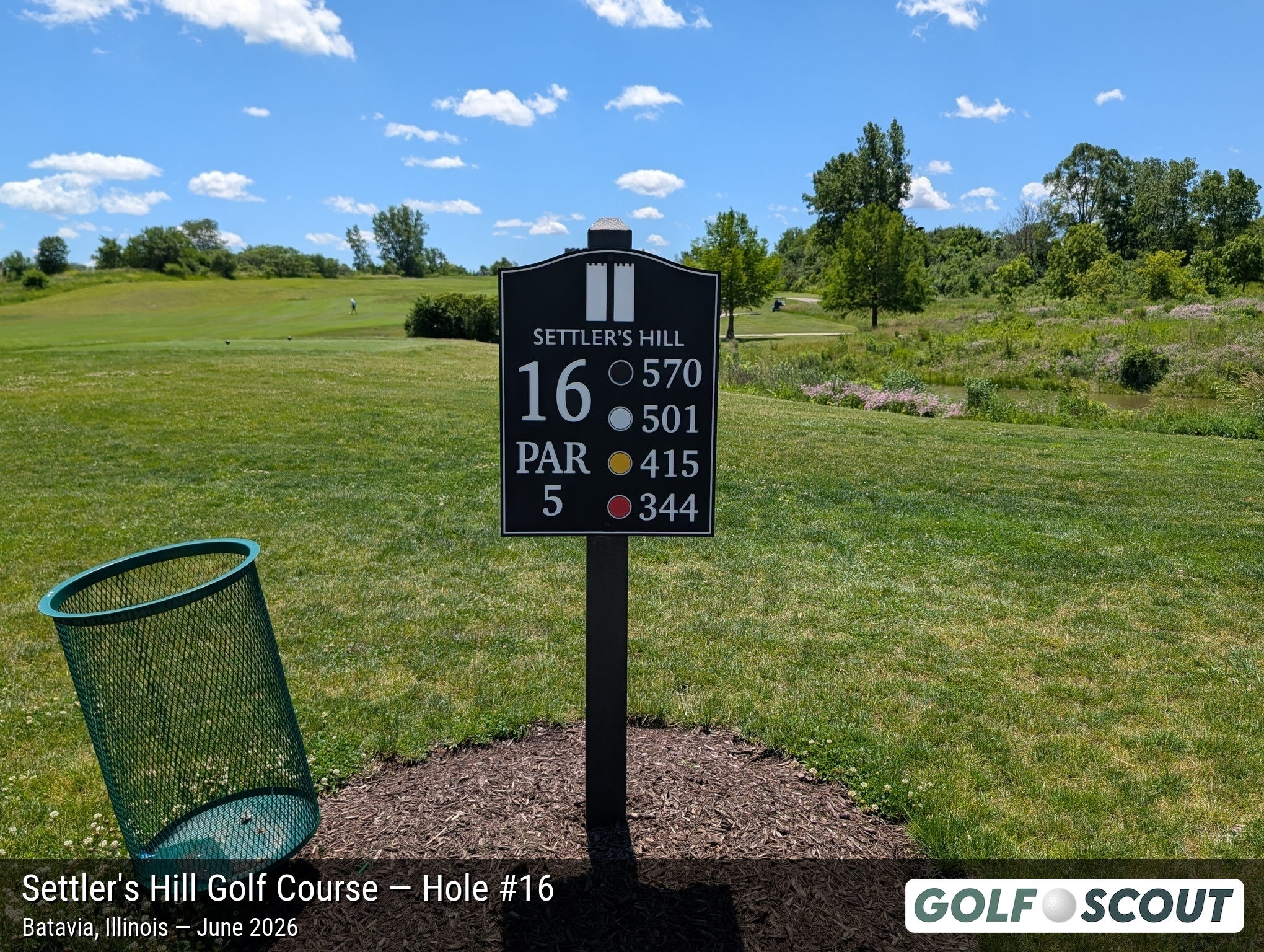 Hole 16 at Settler's Hill Golf Course