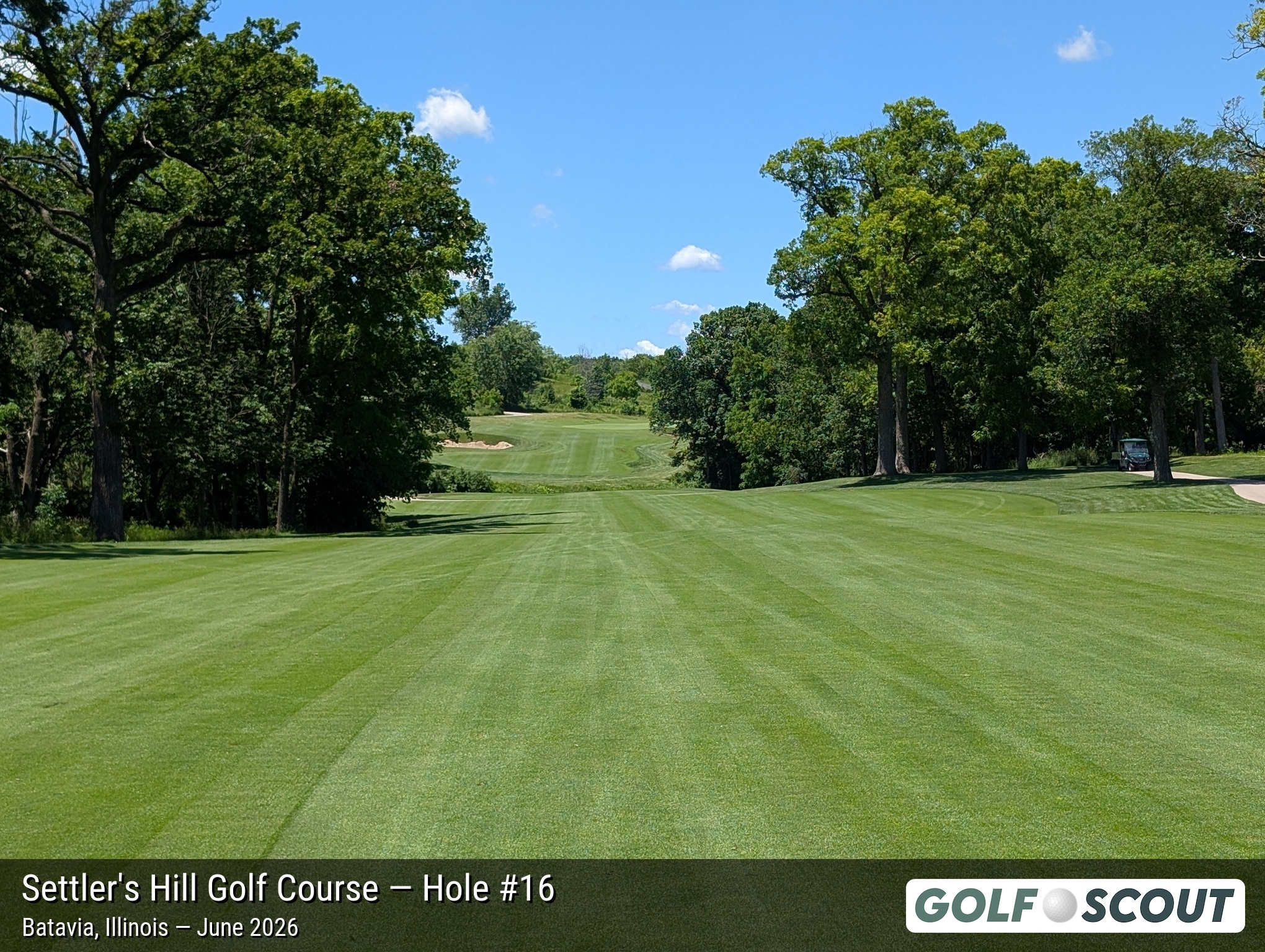 Hole 16 at Settler's Hill Golf Course
