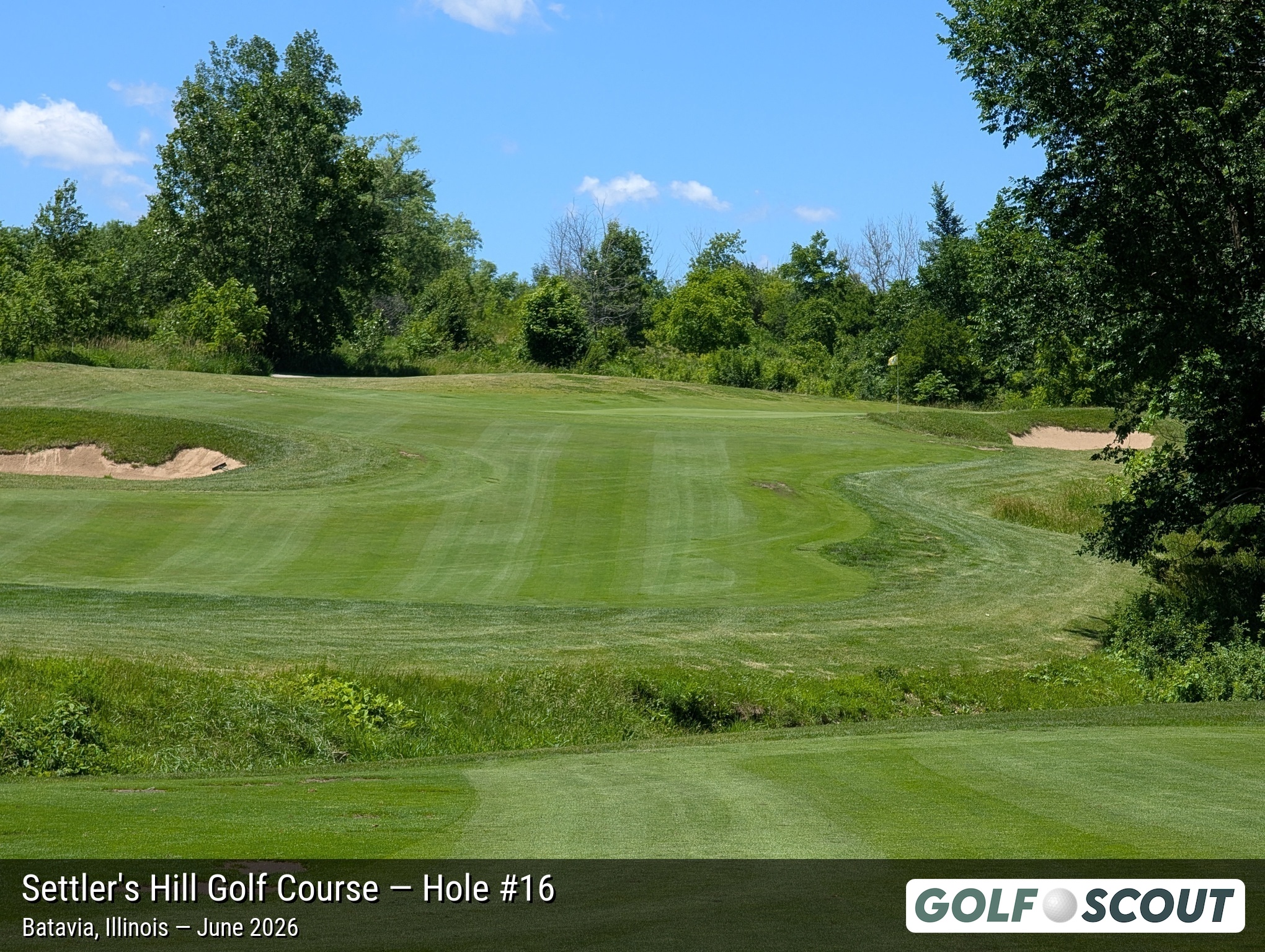 Hole 16 at Settler's Hill Golf Course