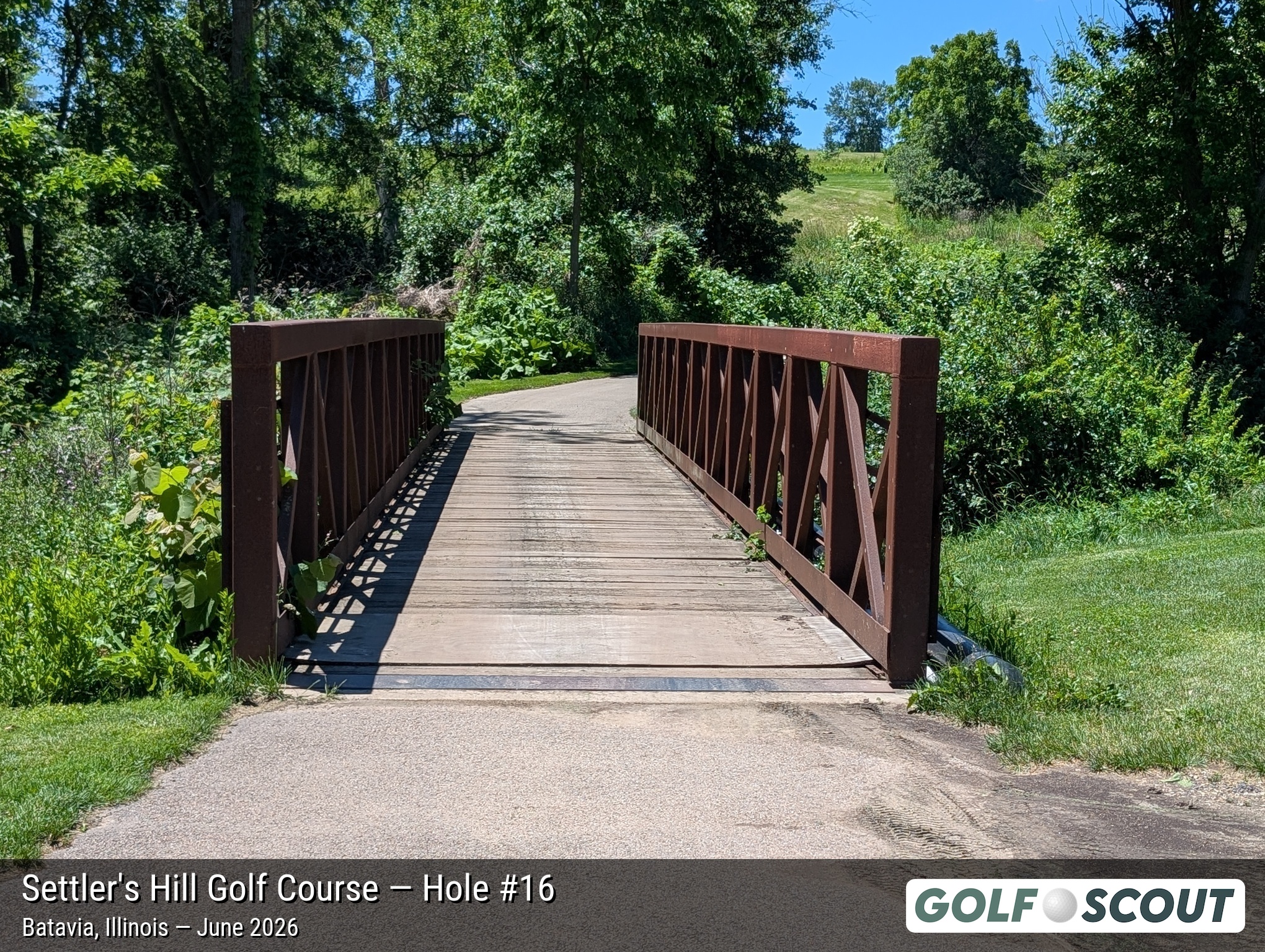 Hole 16 at Settler's Hill Golf Course