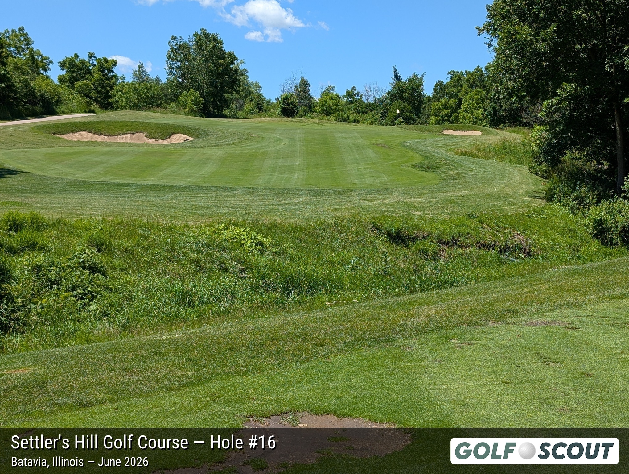 Hole 16 at Settler's Hill Golf Course