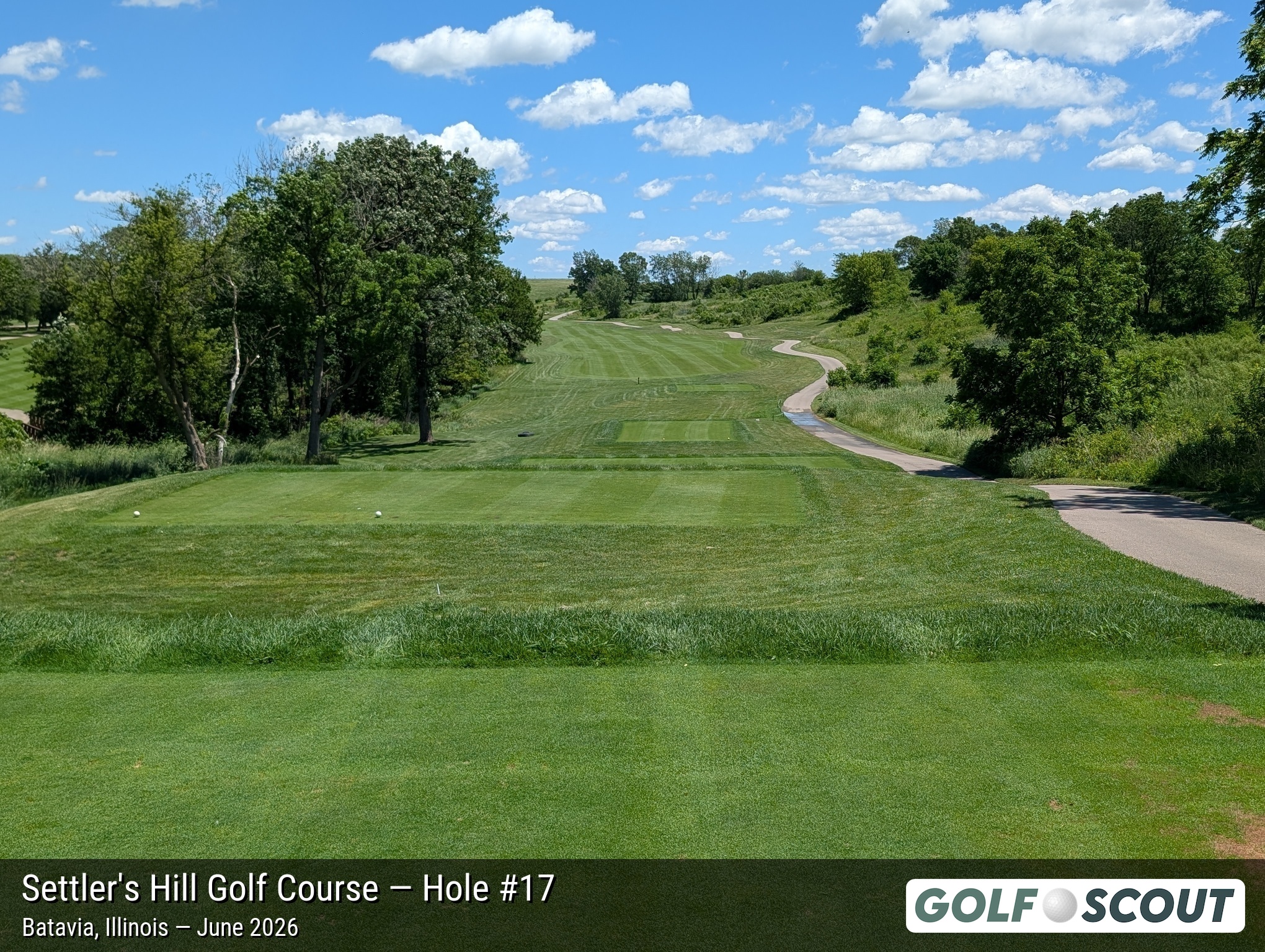 Hole 17 at Settler's Hill Golf Course