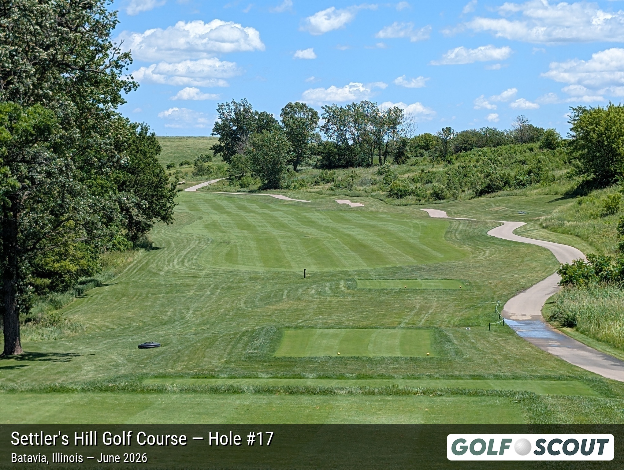 Hole 17 at Settler's Hill Golf Course