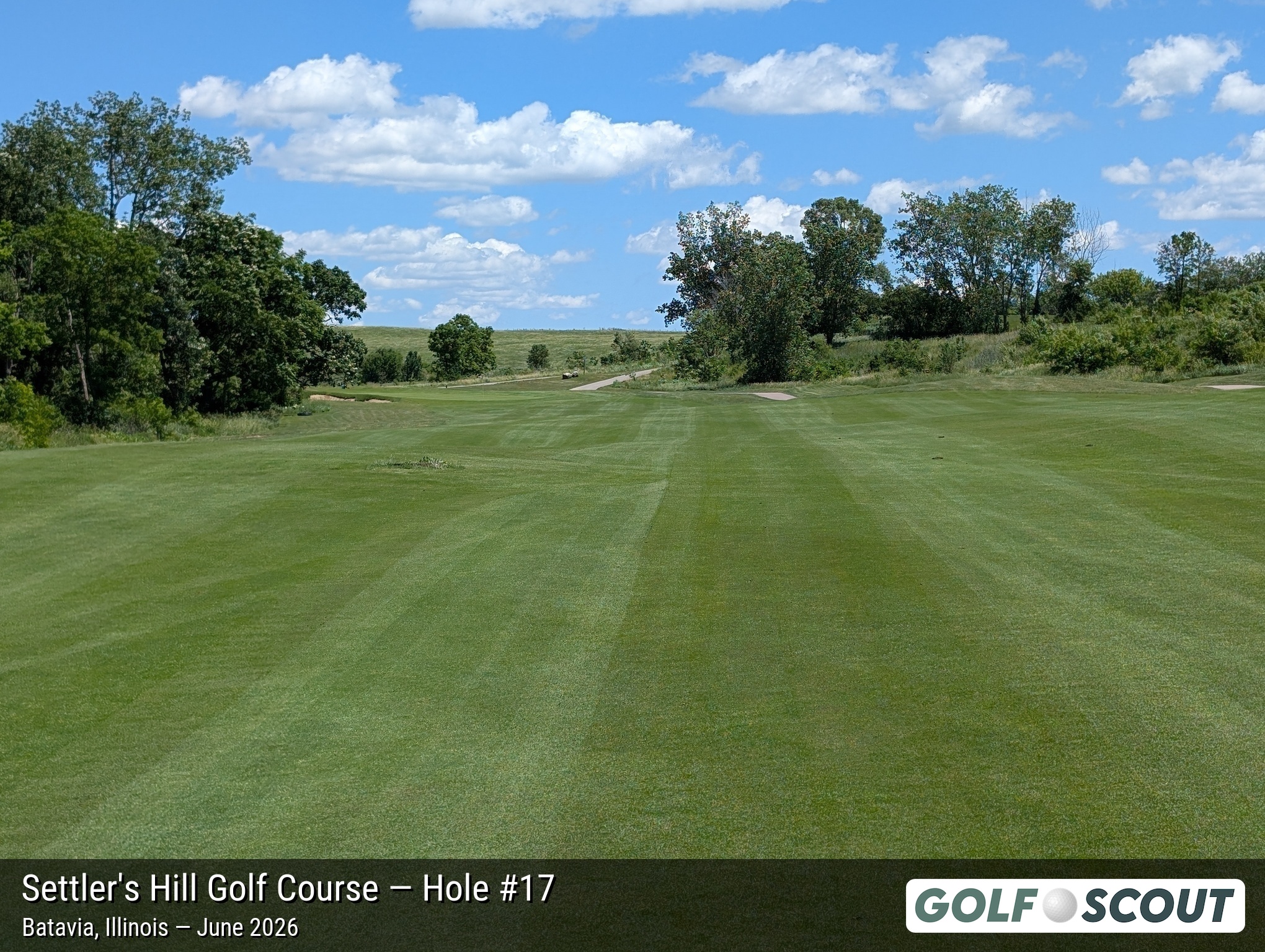 Hole 17 at Settler's Hill Golf Course