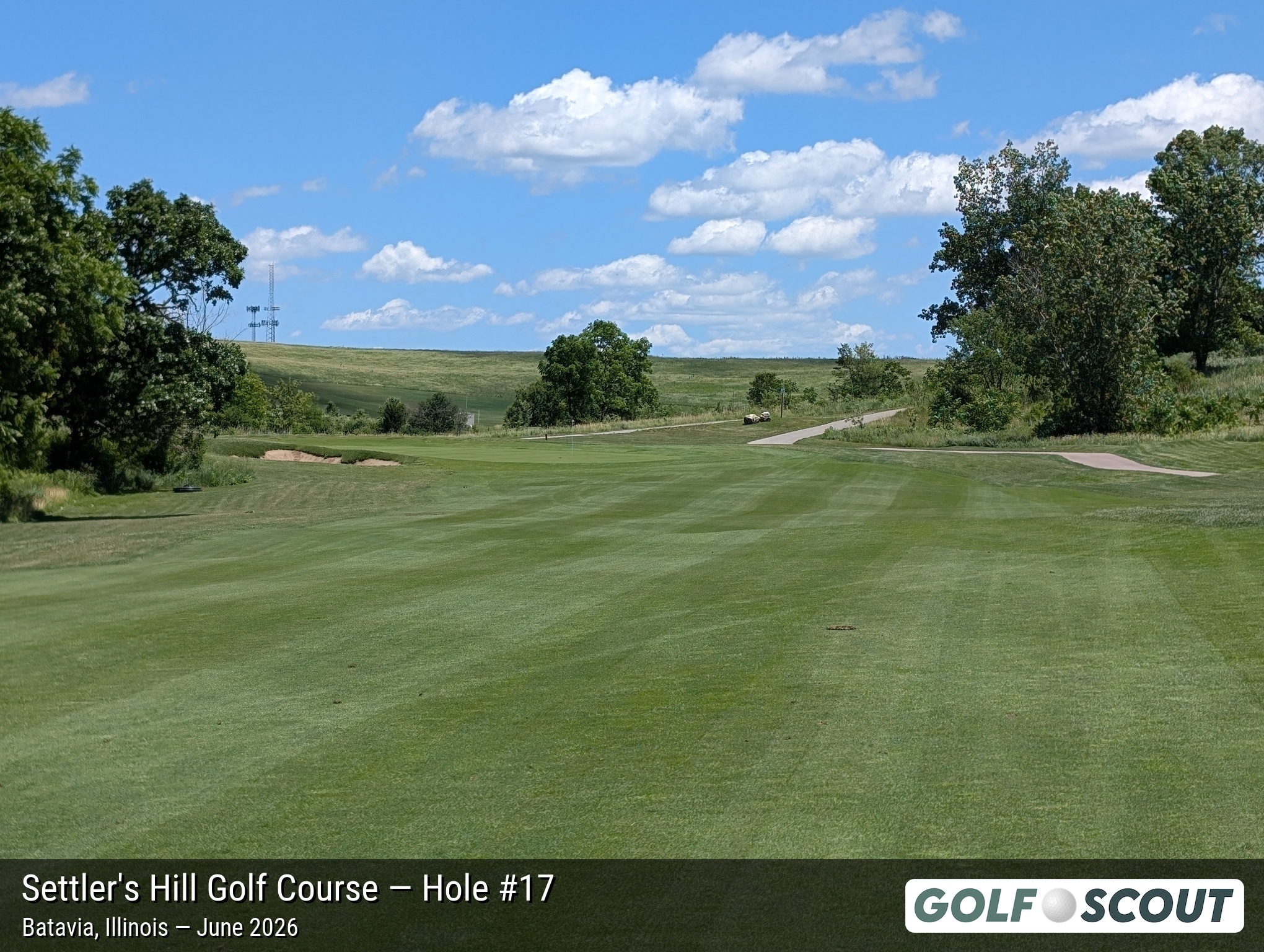Hole 17 at Settler's Hill Golf Course