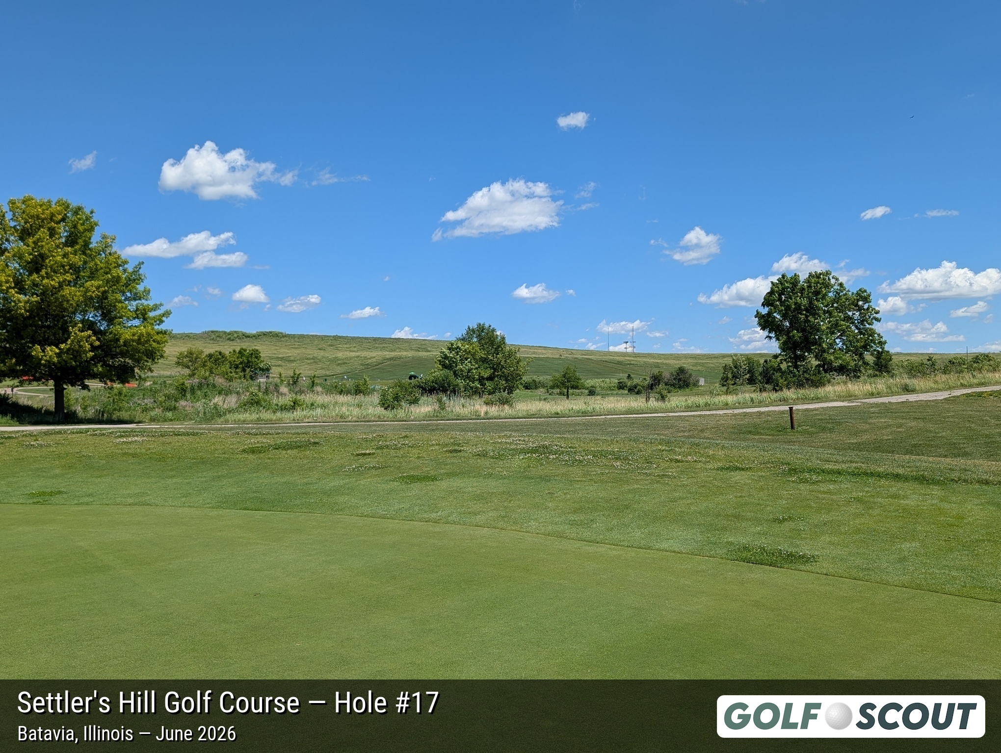 Hole 17 at Settler's Hill Golf Course