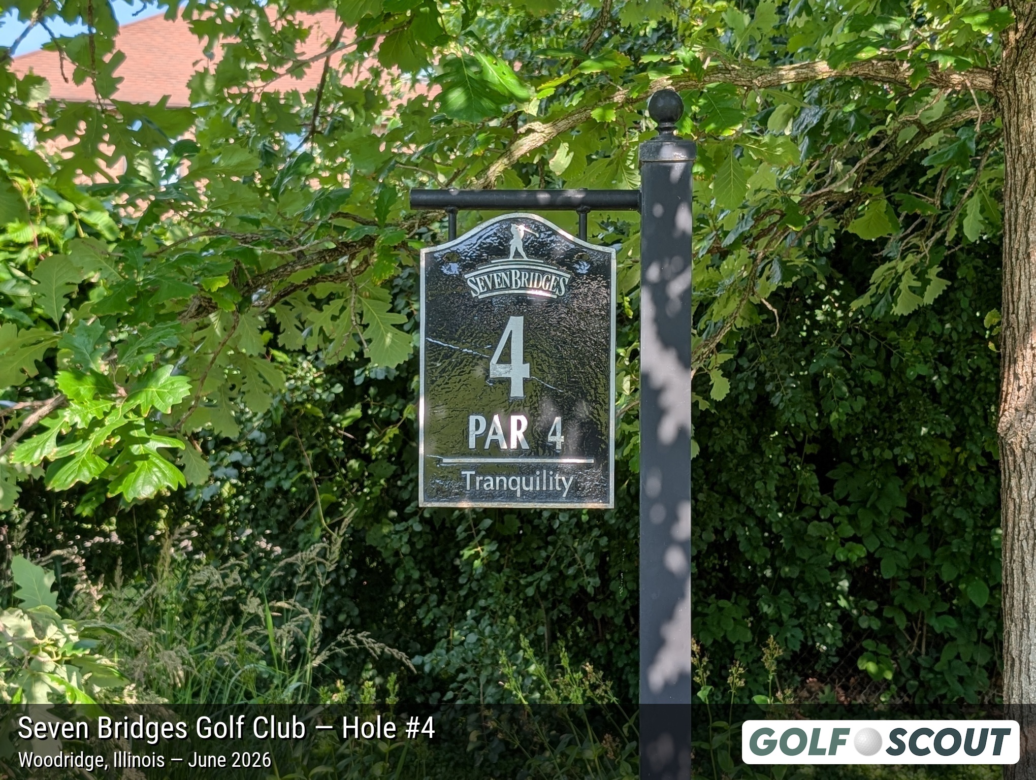 Hole 4 at Seven Bridges Golf Club