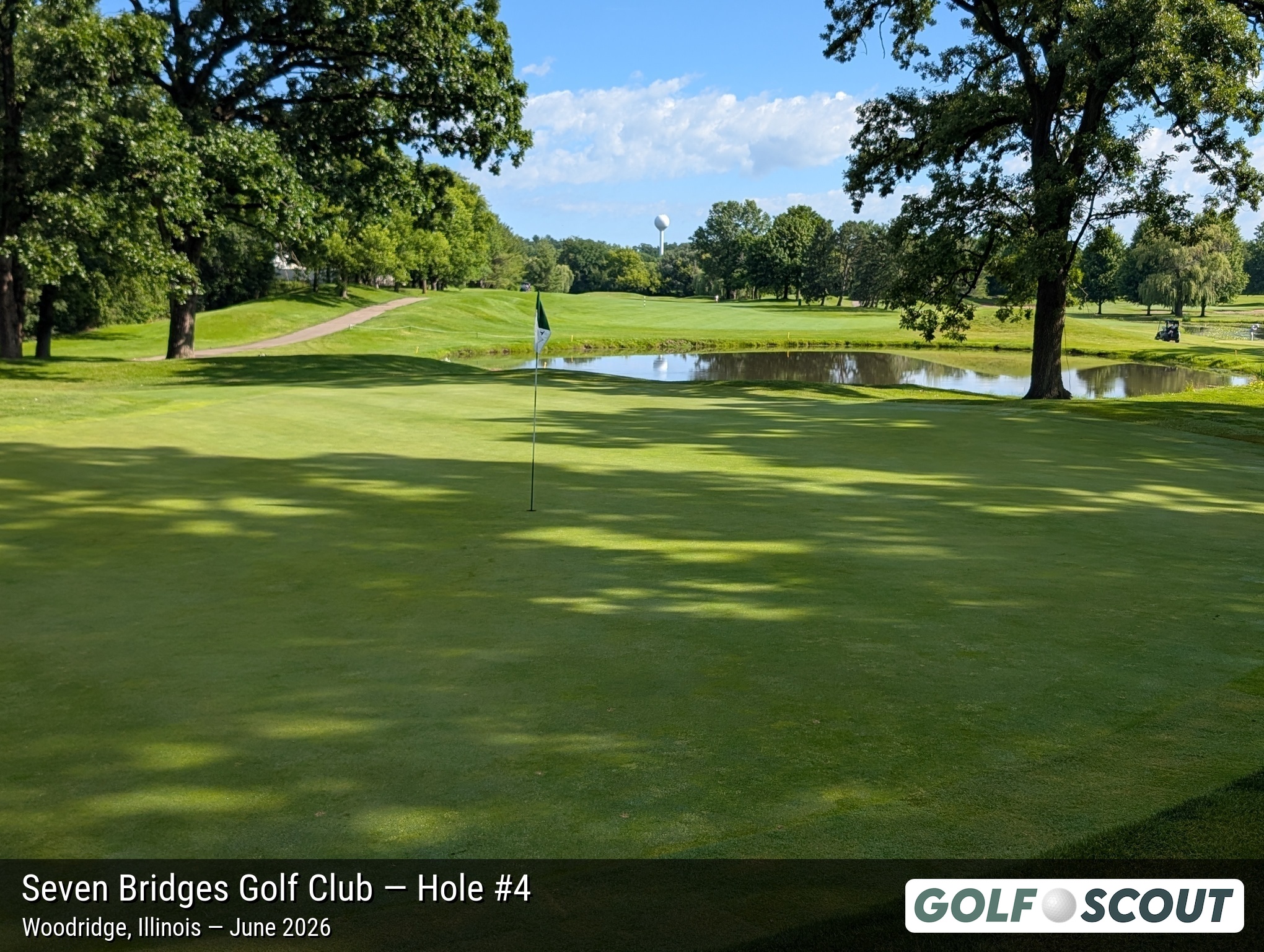 Hole 4 at Seven Bridges Golf Club