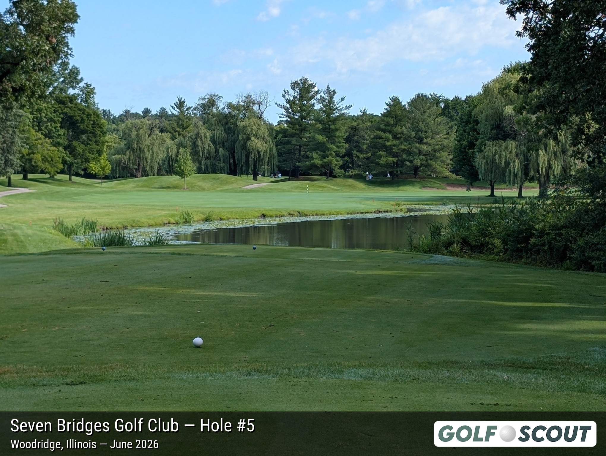 Hole 5 at Seven Bridges Golf Club