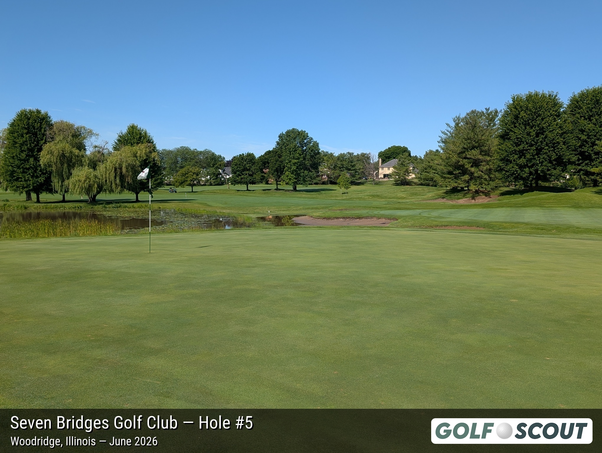 Hole 5 at Seven Bridges Golf Club