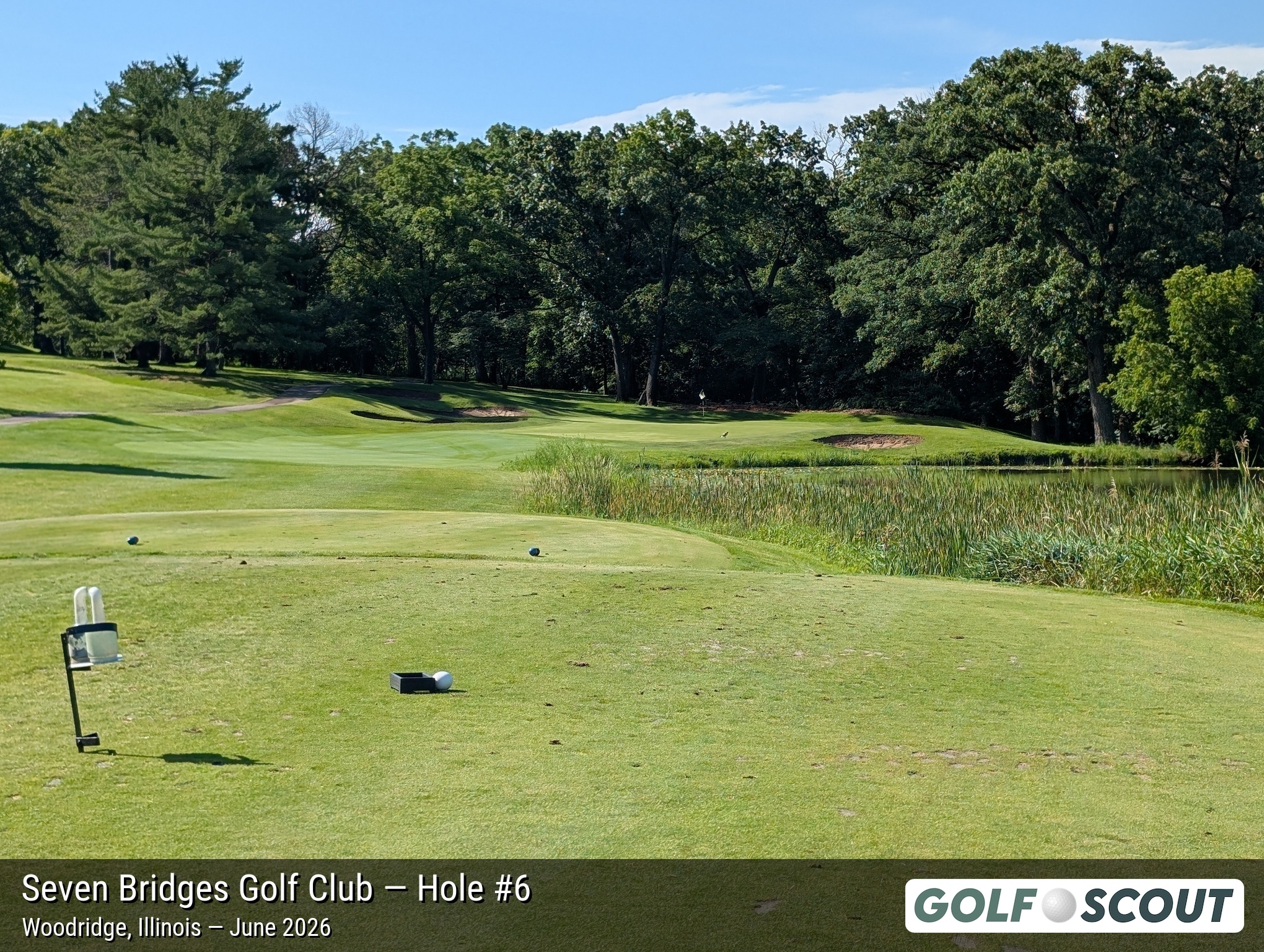 Hole 6 at Seven Bridges Golf Club