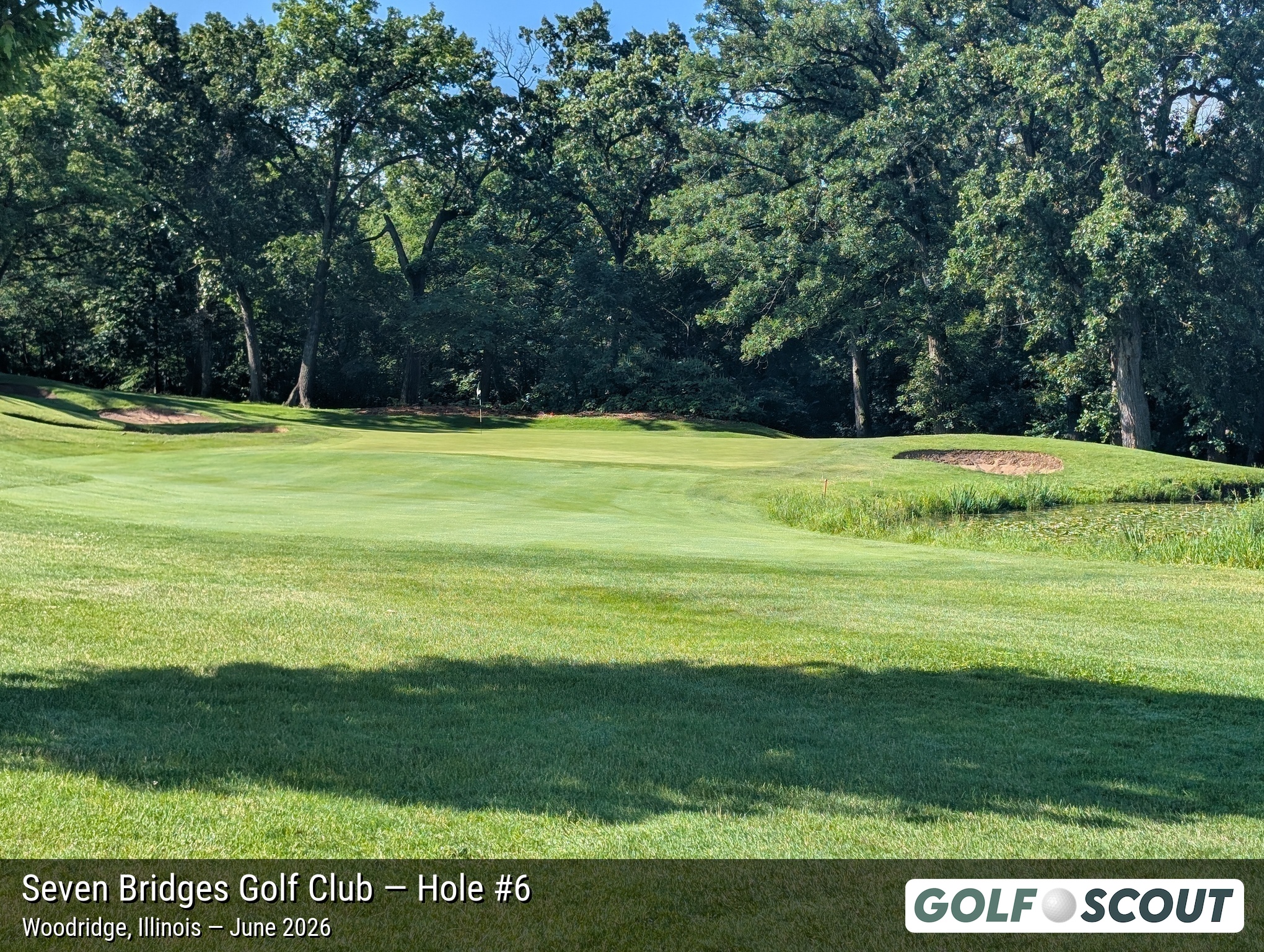 Hole 6 at Seven Bridges Golf Club