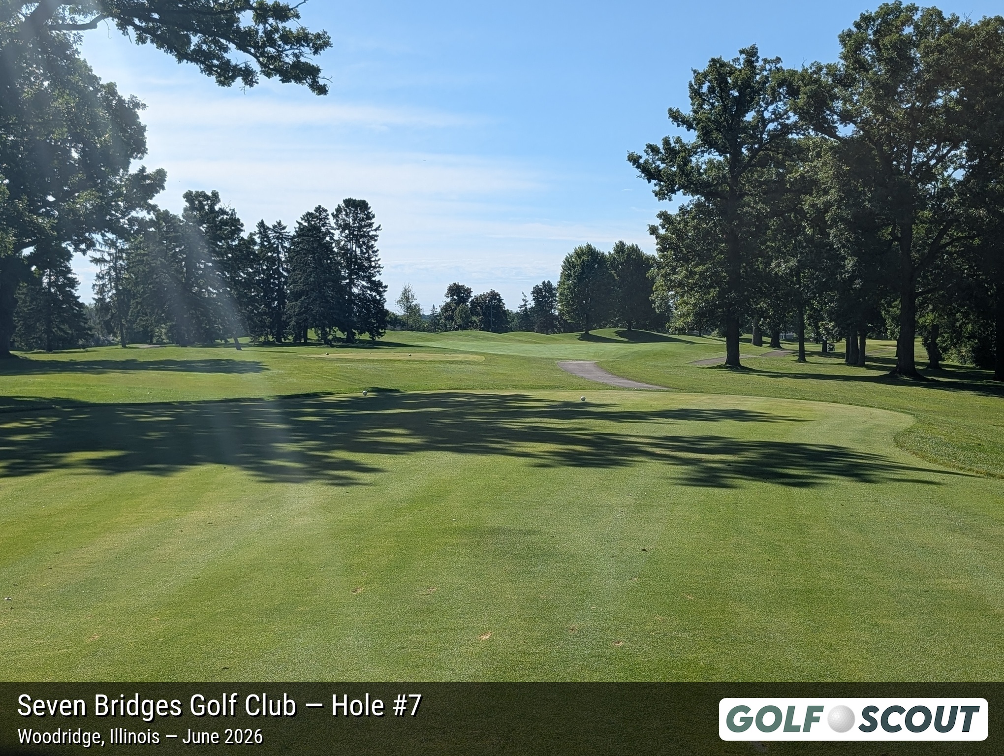 Hole 7 at Seven Bridges Golf Club