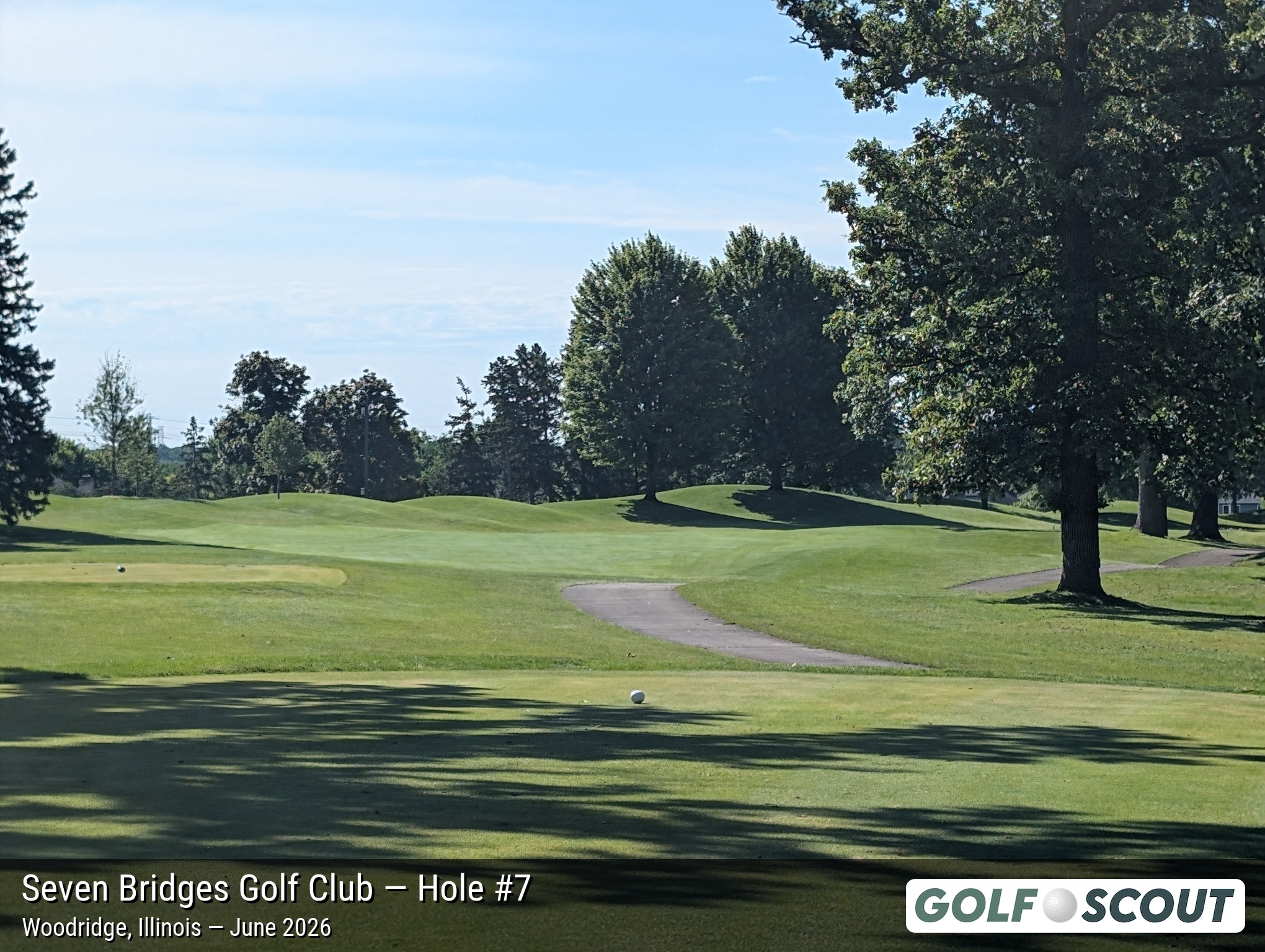 Hole 7 at Seven Bridges Golf Club