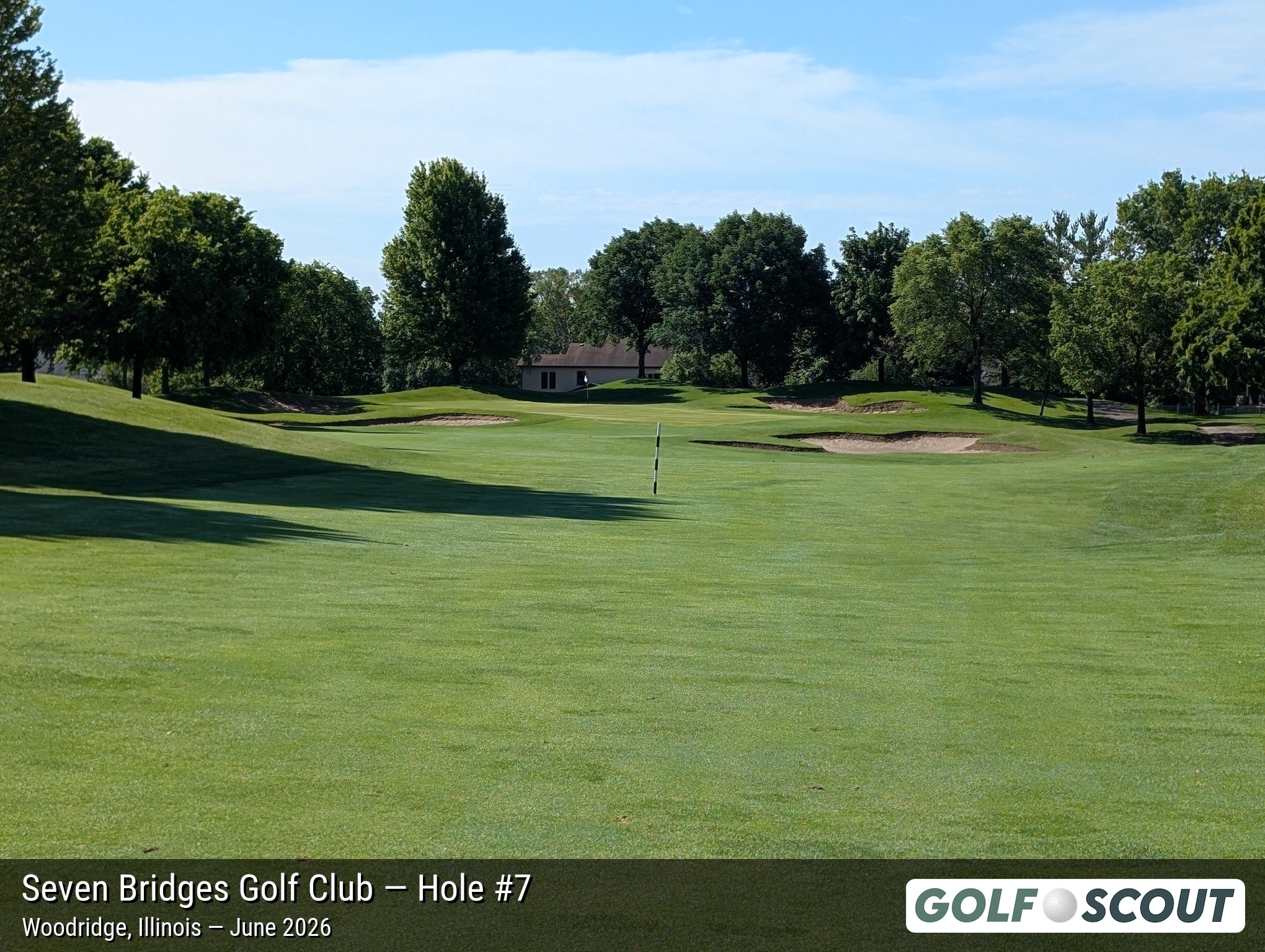 Hole 7 at Seven Bridges Golf Club
