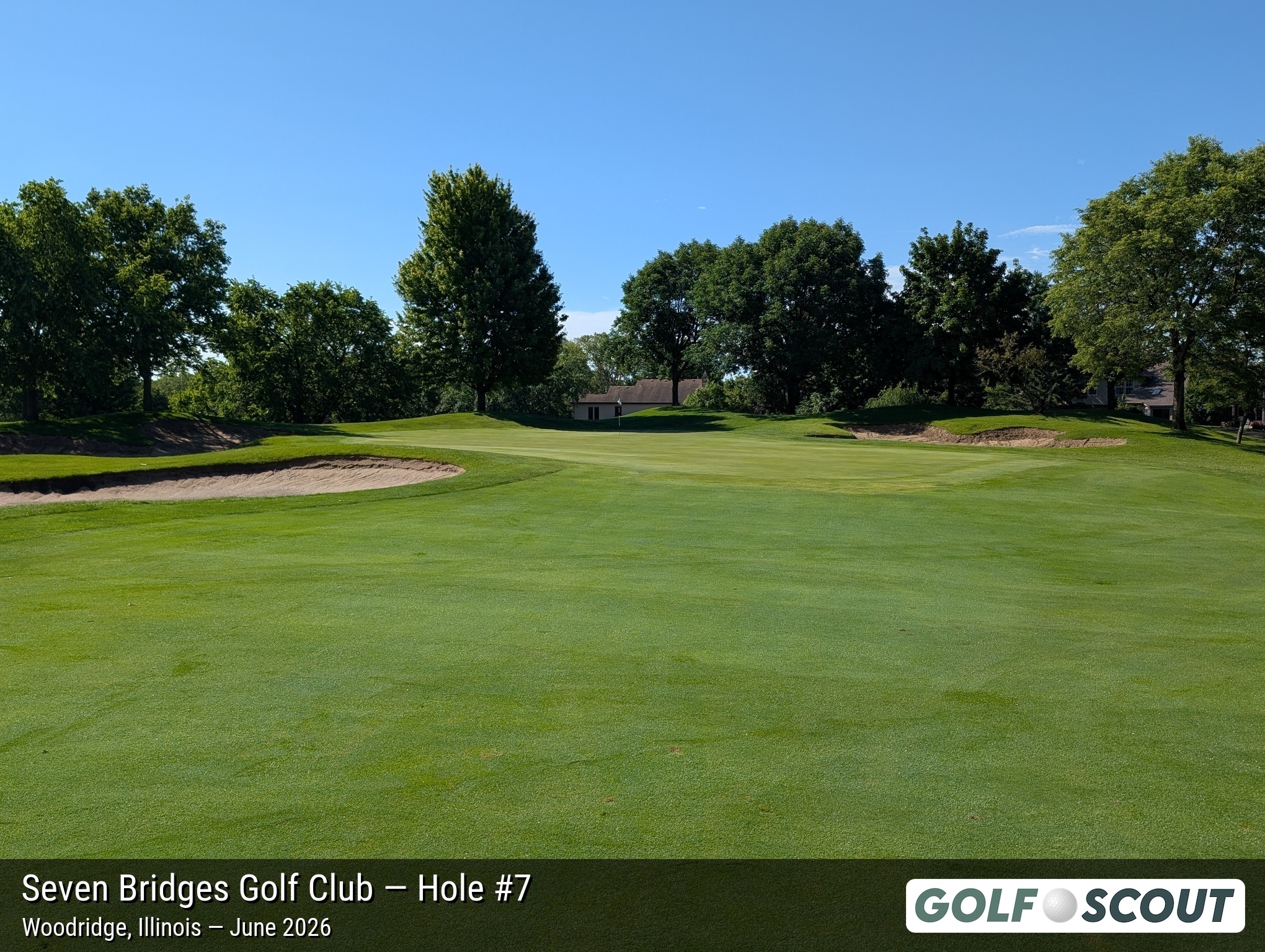 Hole 7 at Seven Bridges Golf Club