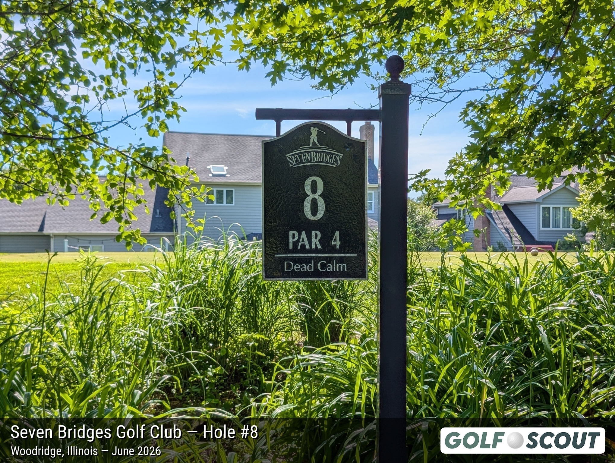 Hole 8 at Seven Bridges Golf Club