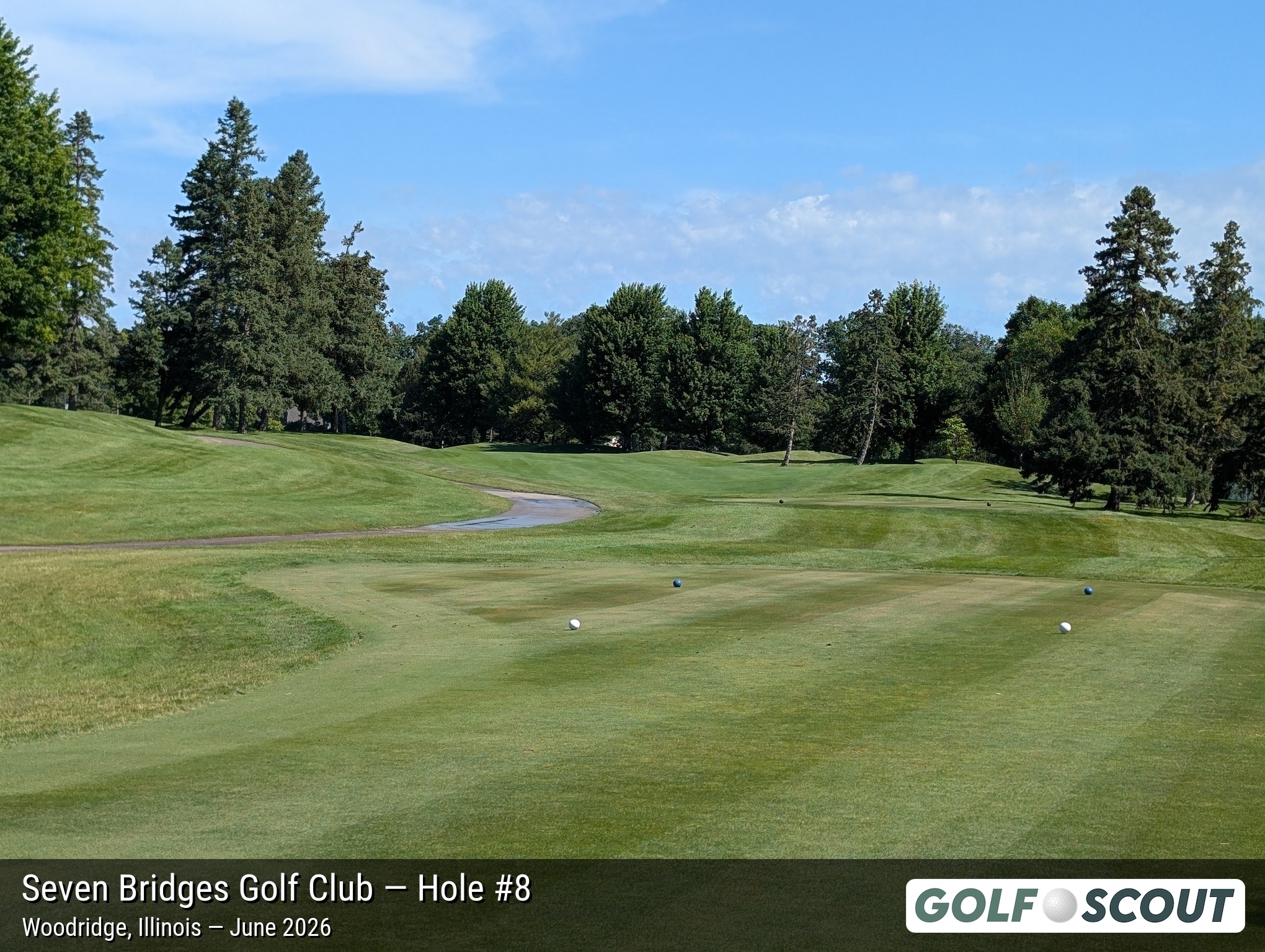 Hole 8 at Seven Bridges Golf Club