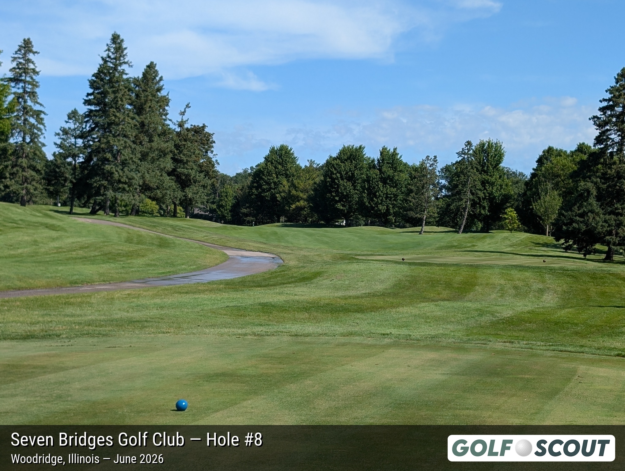 Hole 8 at Seven Bridges Golf Club