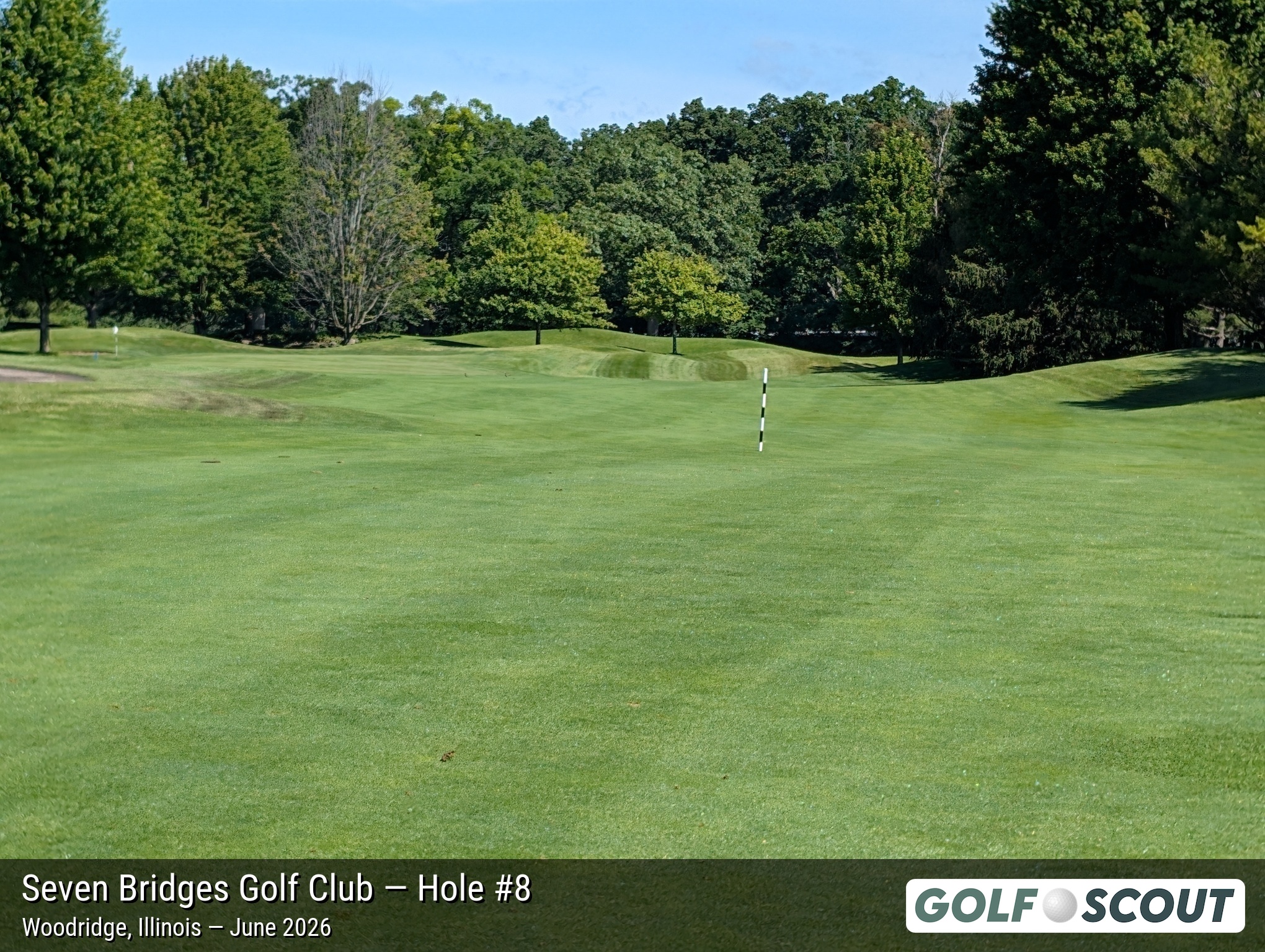 Hole 8 at Seven Bridges Golf Club