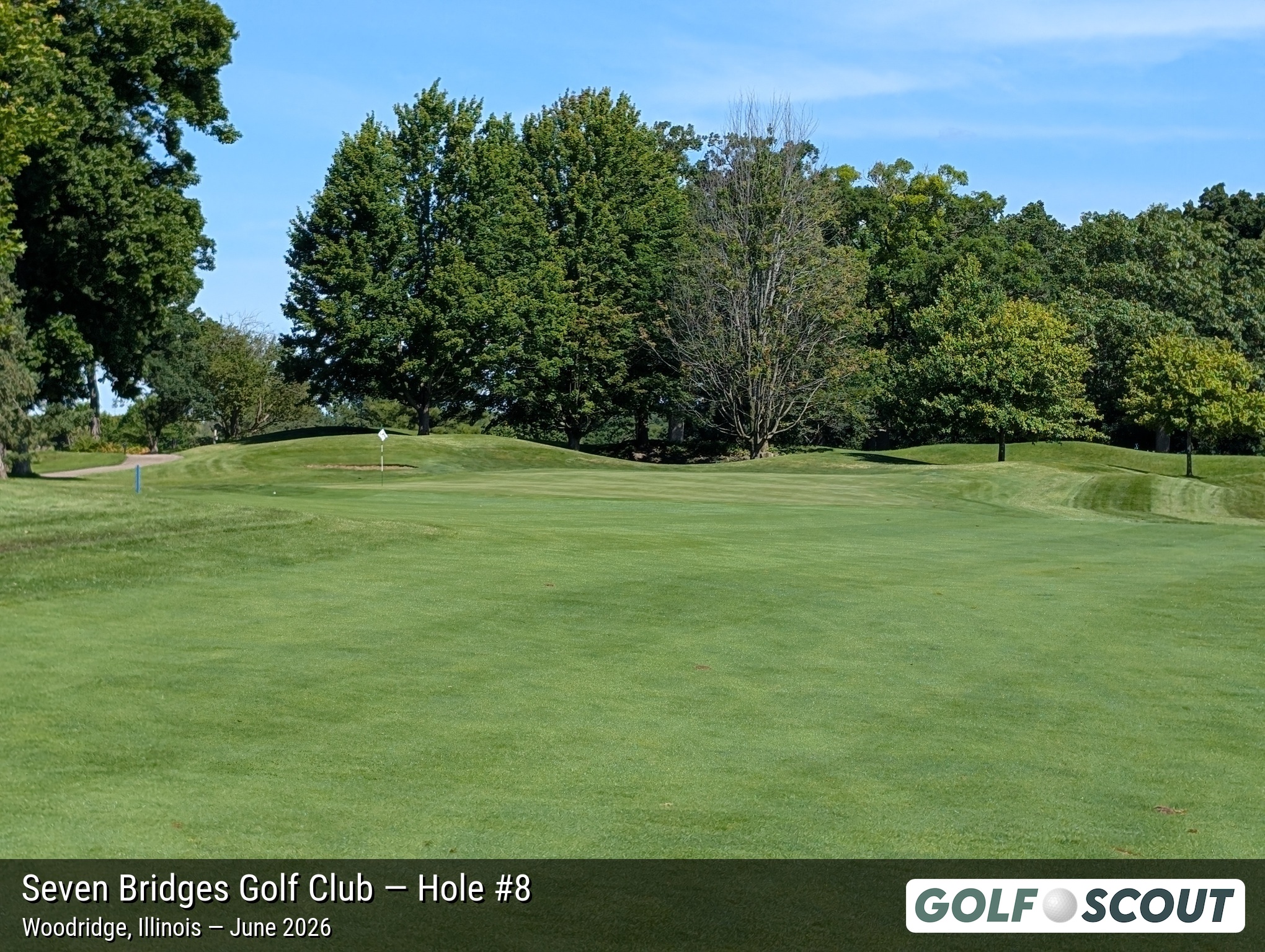 Hole 8 at Seven Bridges Golf Club