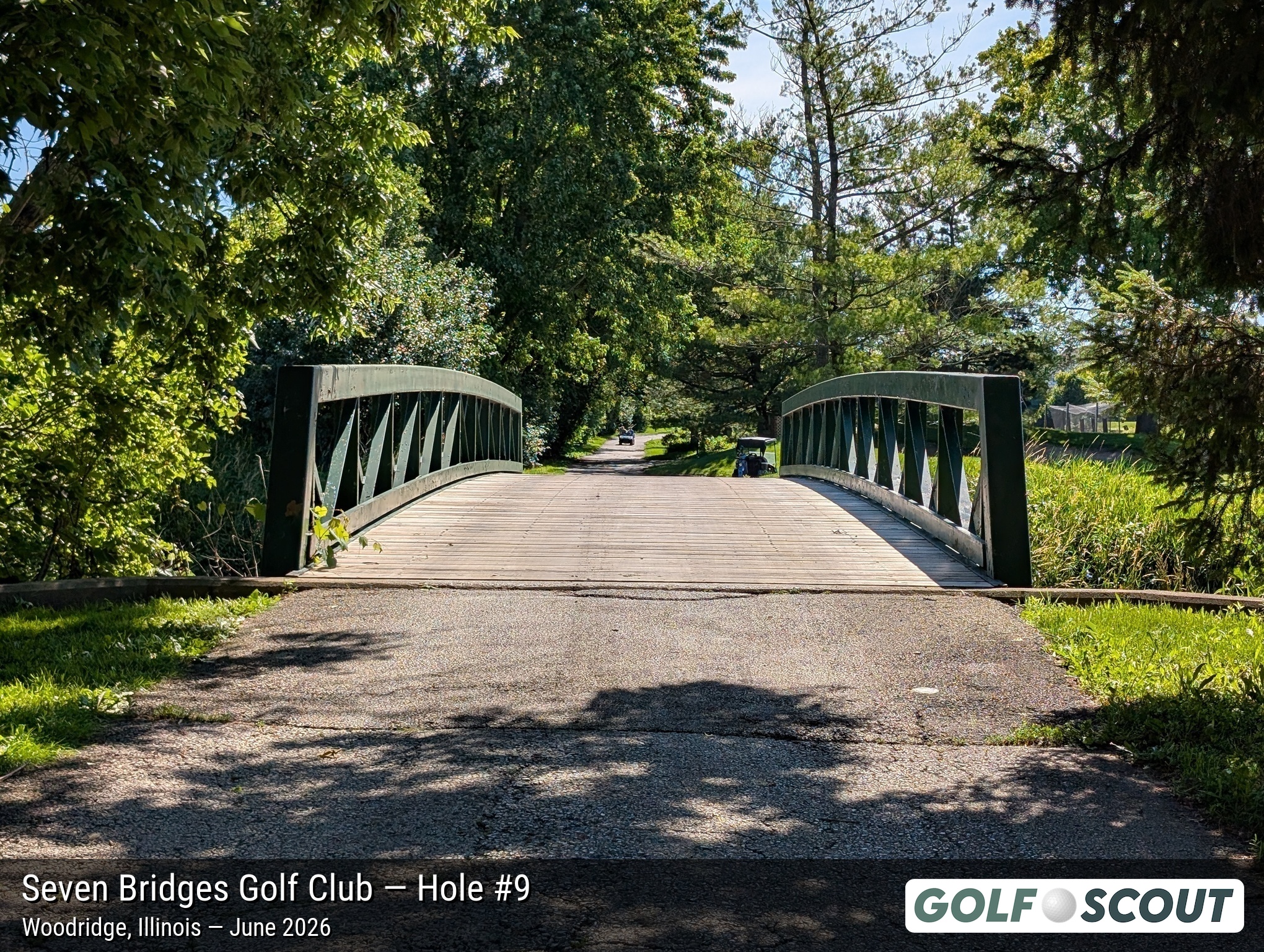 Hole 9 at Seven Bridges Golf Club