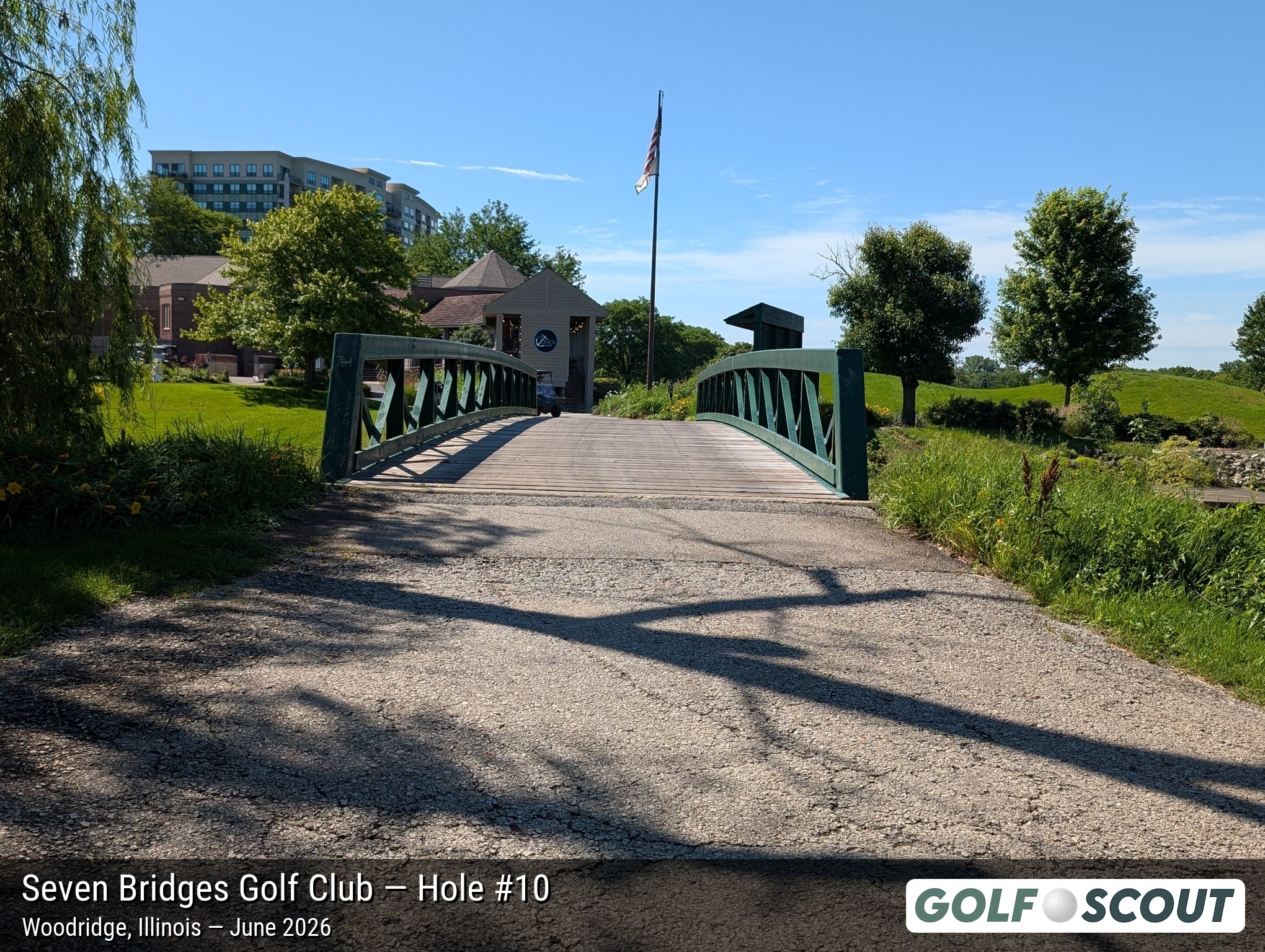 Hole 10 at Seven Bridges Golf Club