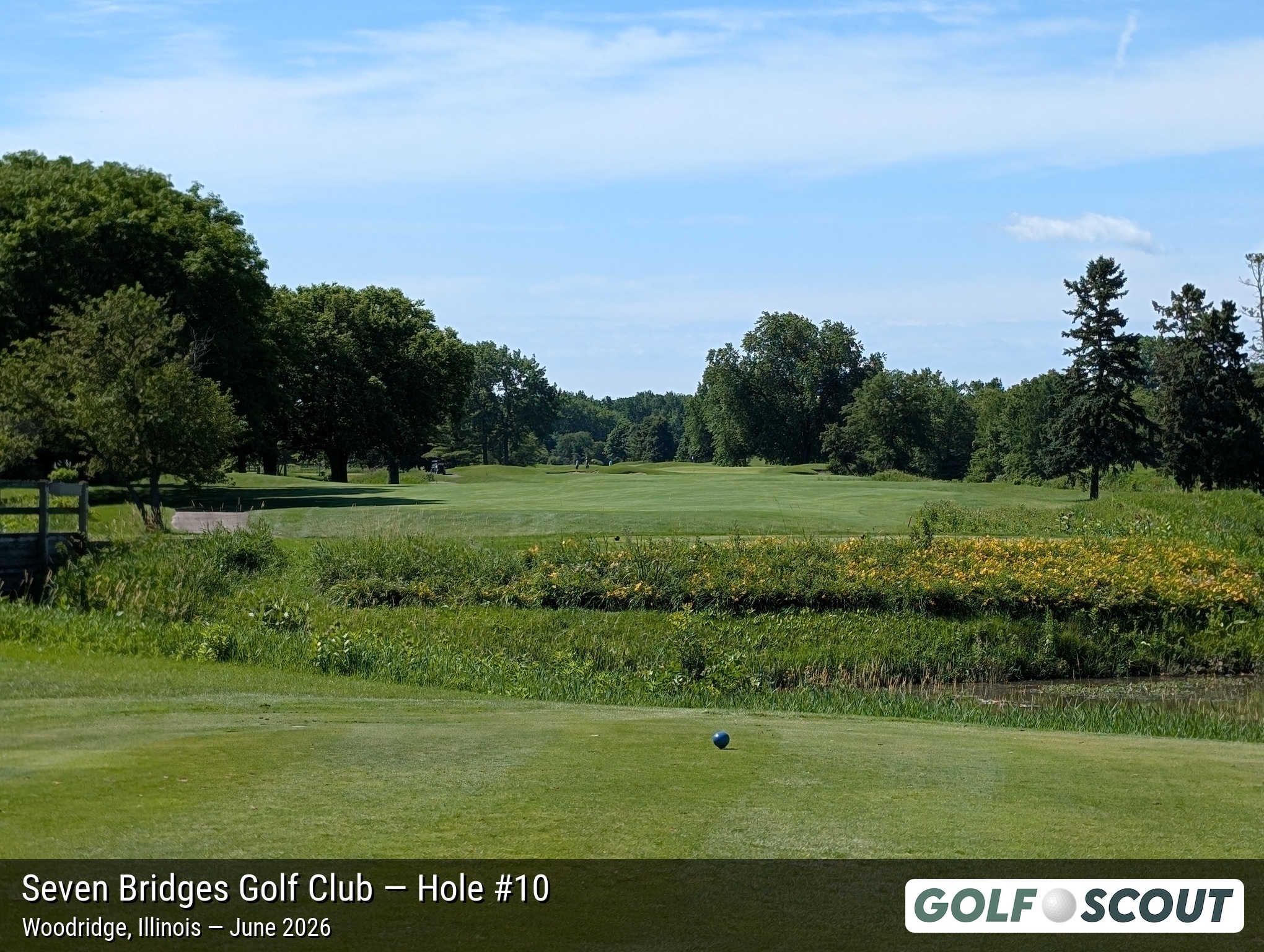Hole 10 at Seven Bridges Golf Club