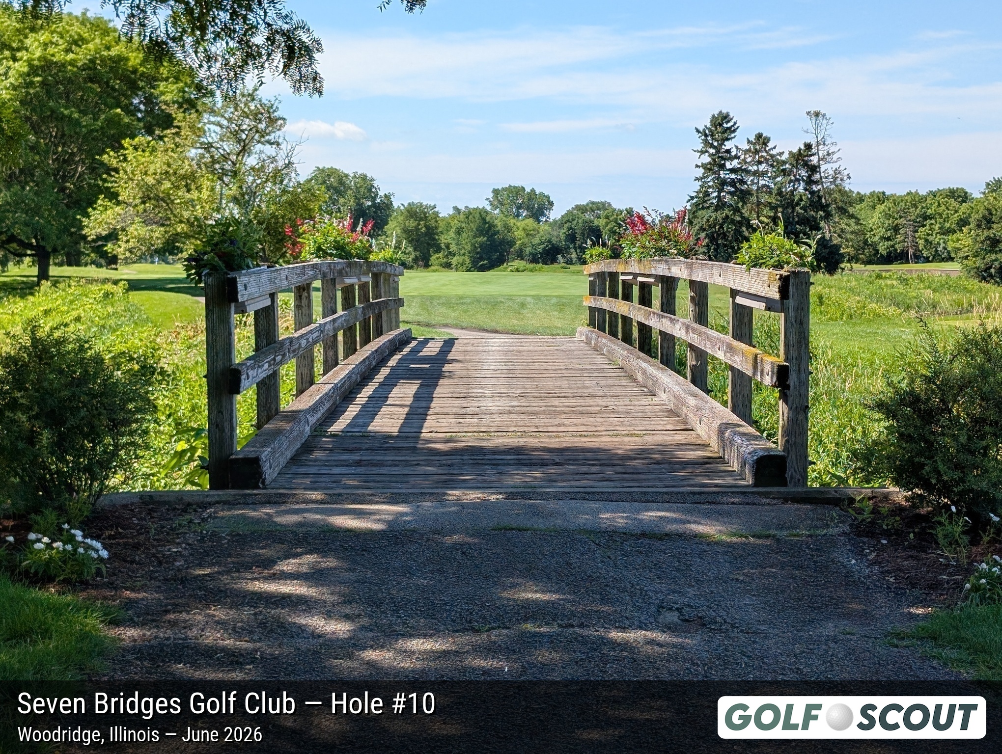 Hole 10 at Seven Bridges Golf Club