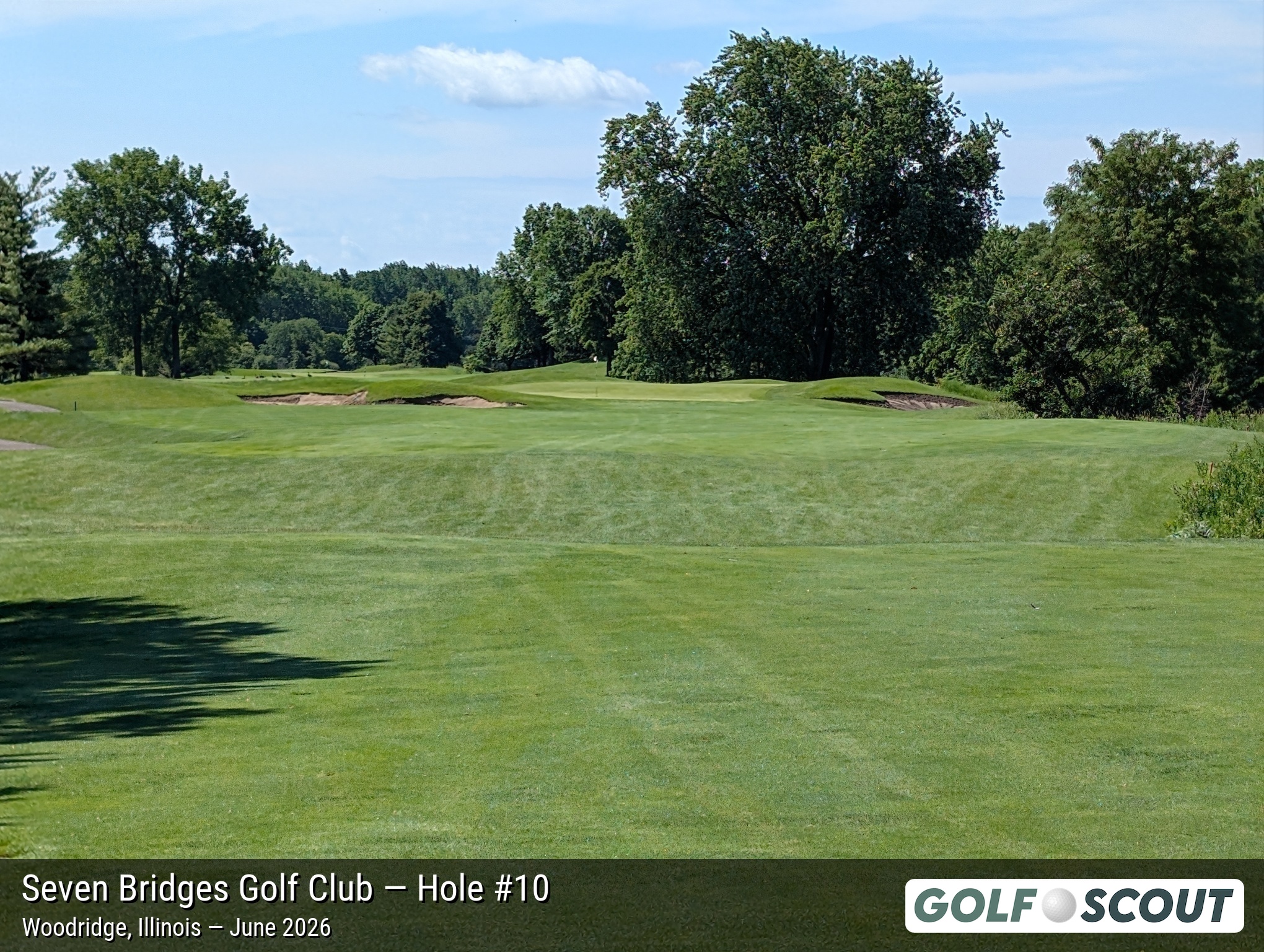 Hole 10 at Seven Bridges Golf Club