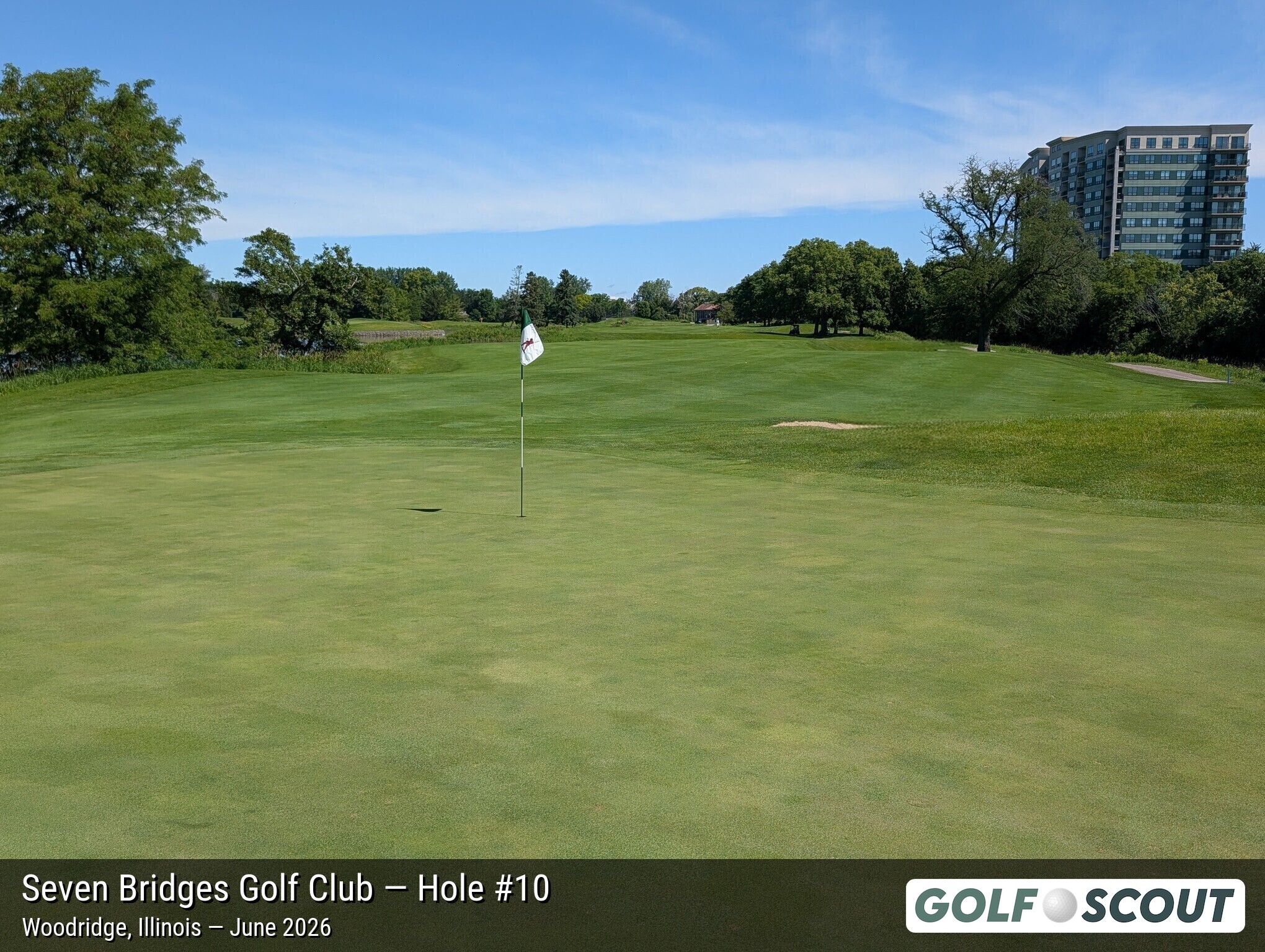 Hole 10 at Seven Bridges Golf Club