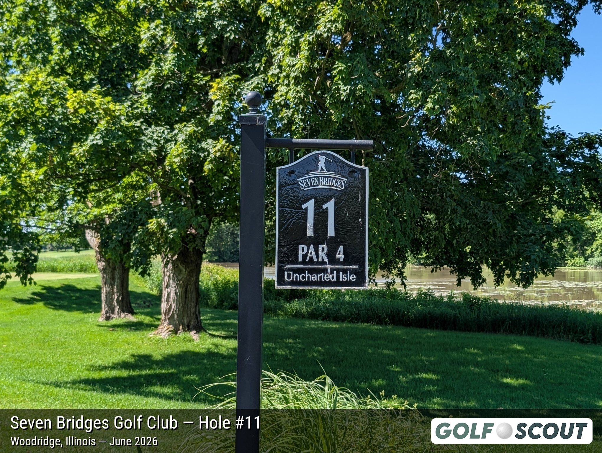 Hole 11 at Seven Bridges Golf Club