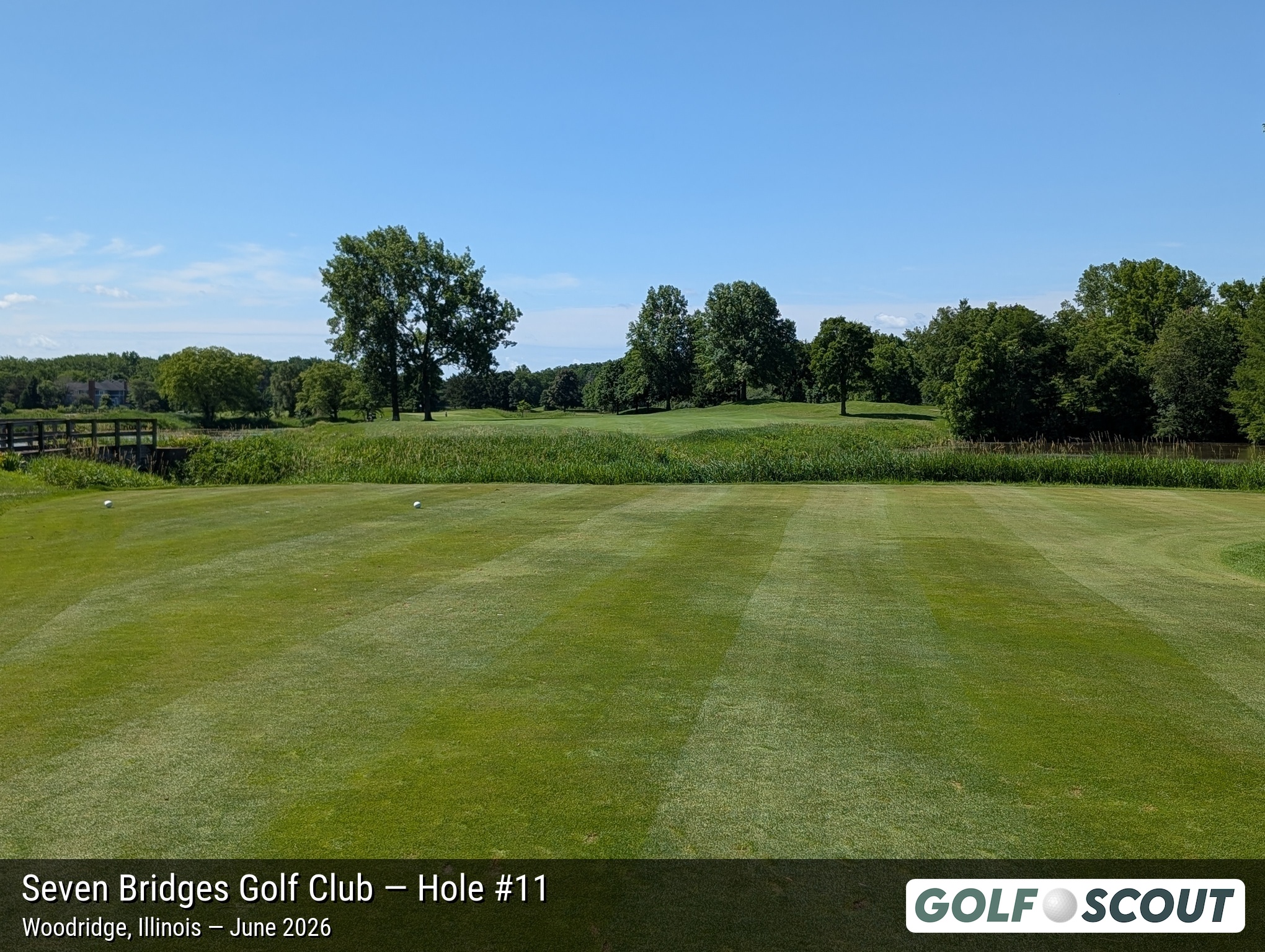 Hole 11 at Seven Bridges Golf Club