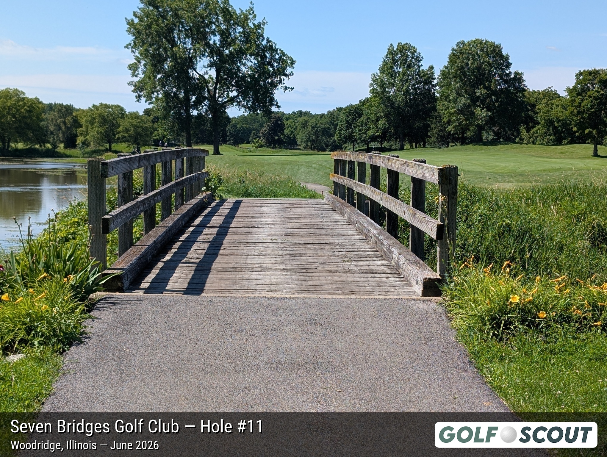 Hole 11 at Seven Bridges Golf Club