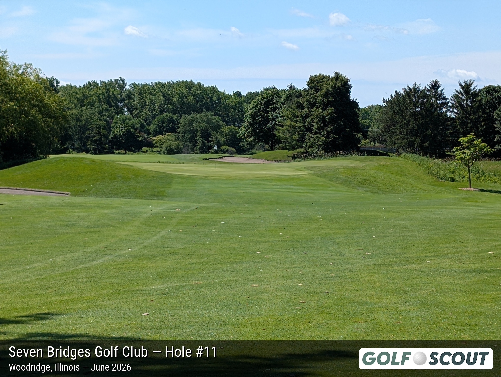 Hole 11 at Seven Bridges Golf Club