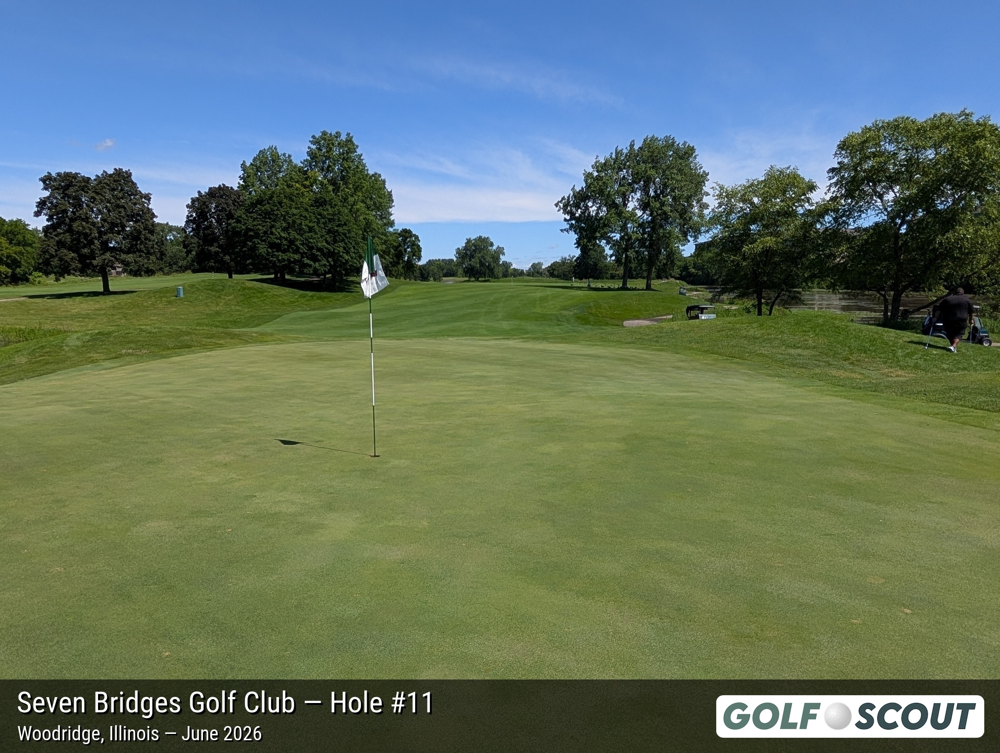 Hole 11 at Seven Bridges Golf Club