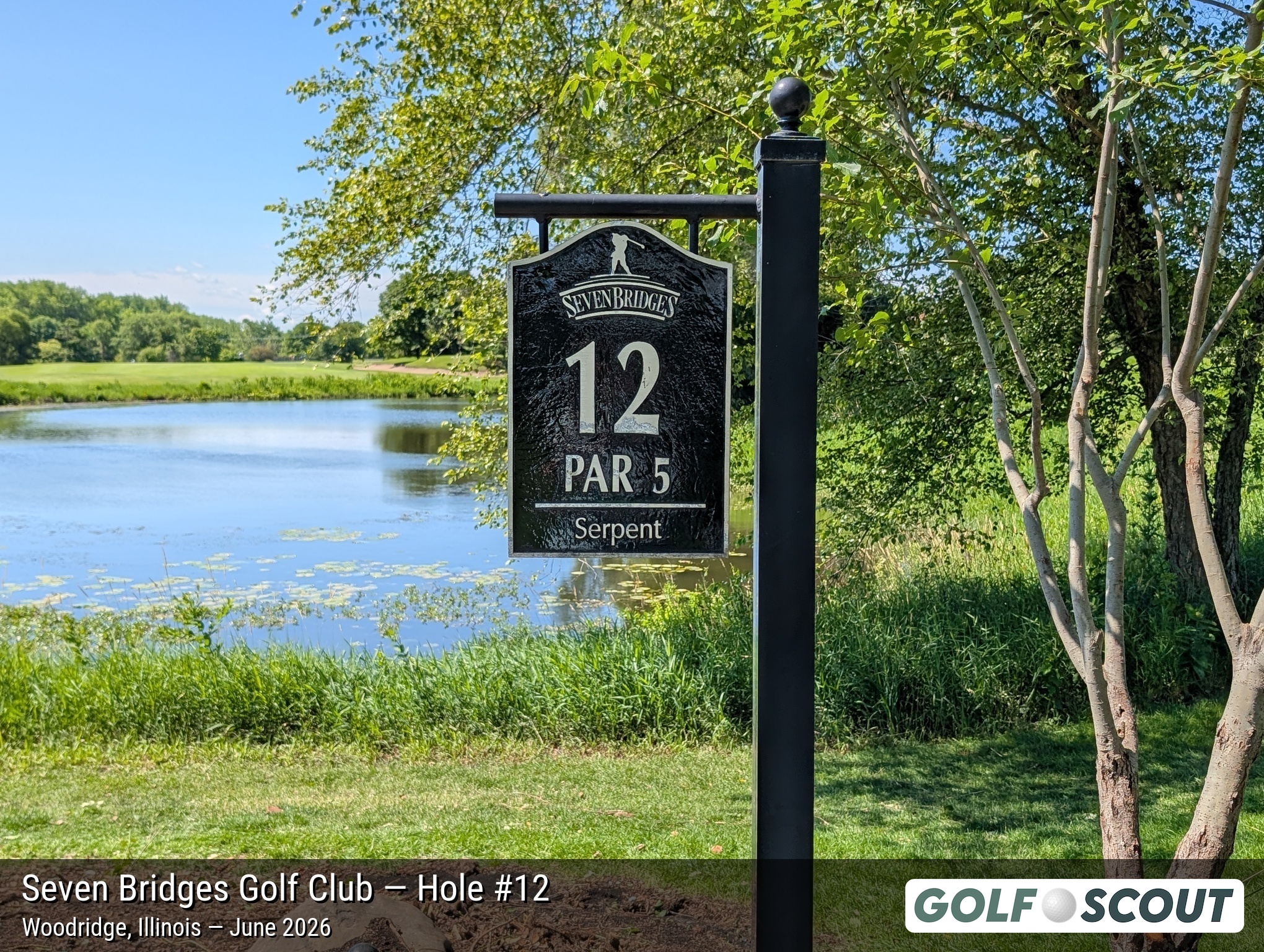 Hole 12 at Seven Bridges Golf Club
