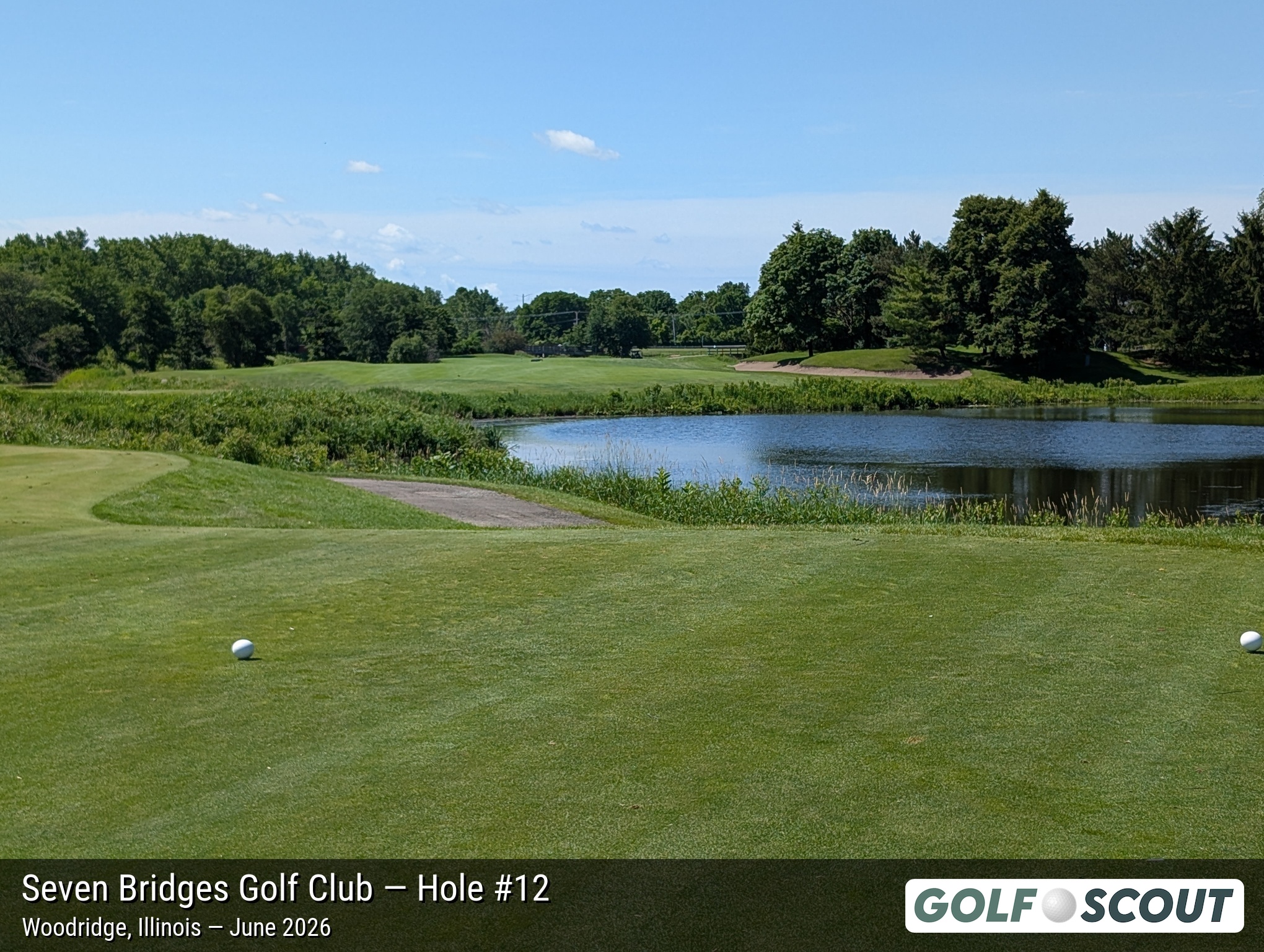 Hole 12 at Seven Bridges Golf Club
