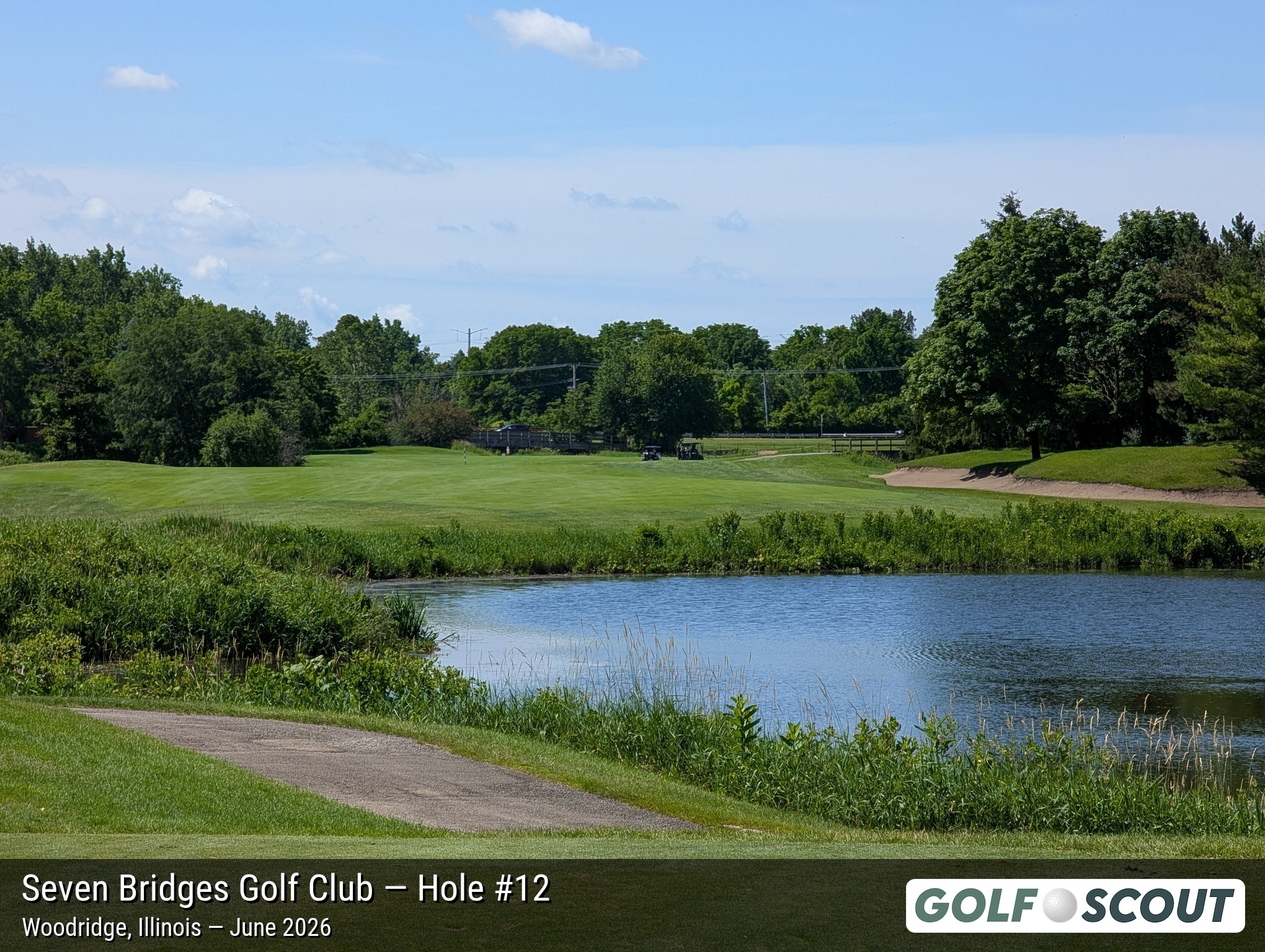 Hole 12 at Seven Bridges Golf Club