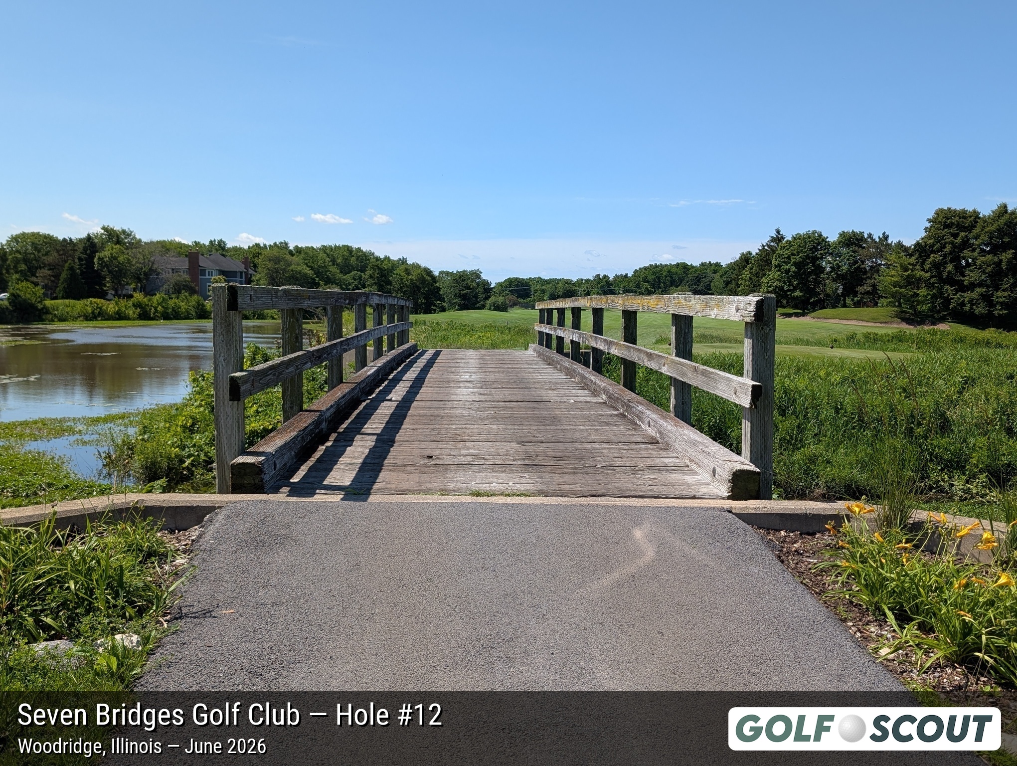 Hole 12 at Seven Bridges Golf Club