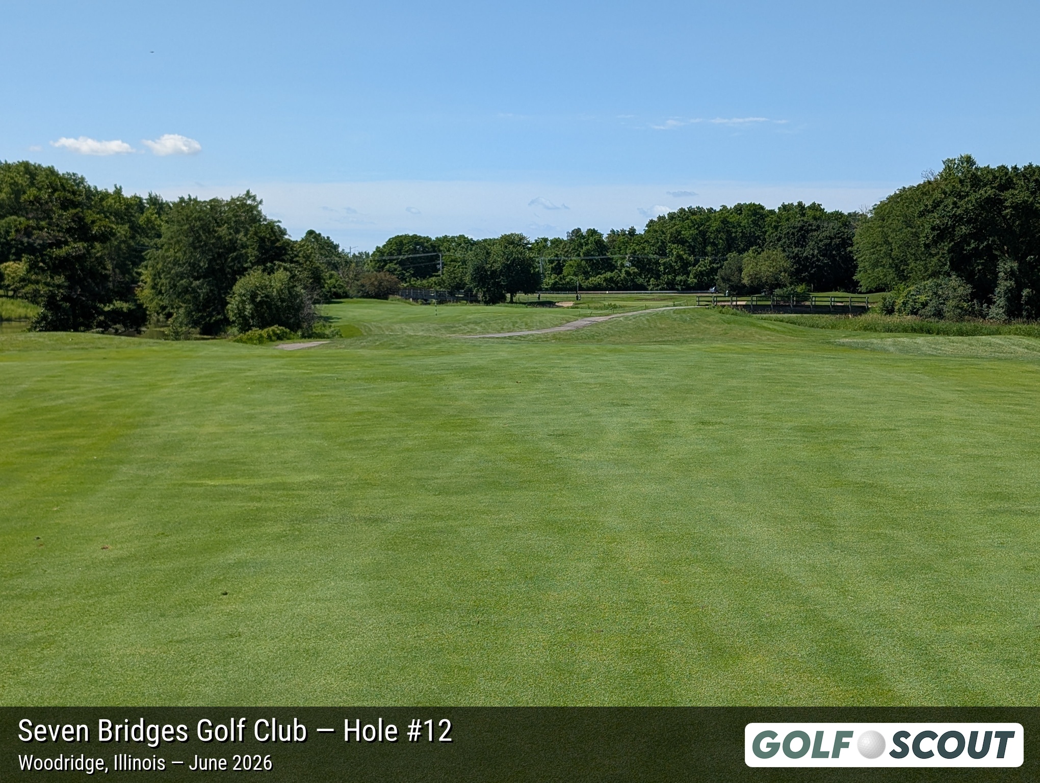Hole 12 at Seven Bridges Golf Club